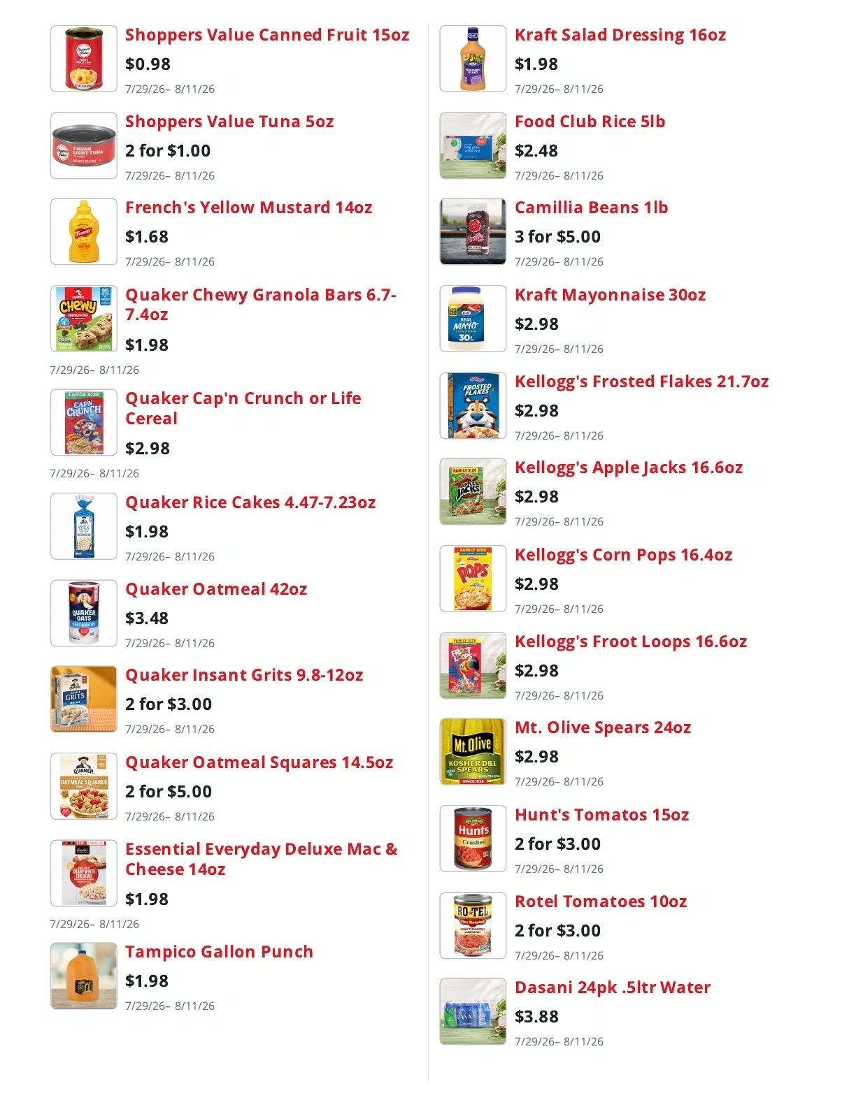 Shoppers Value Foods Louisiana flyer page 7