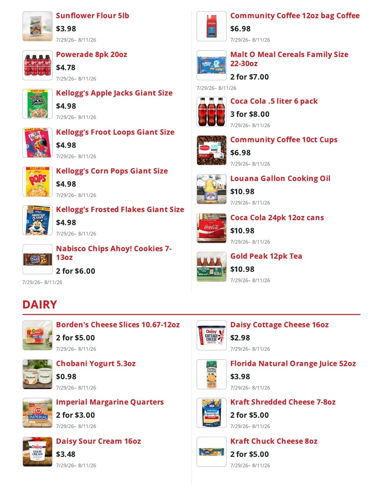 Shoppers Value Foods Louisiana flyer page 8