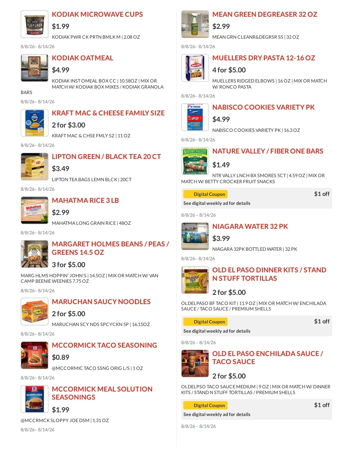 Shoppers Value Foods Macon flyer page 6