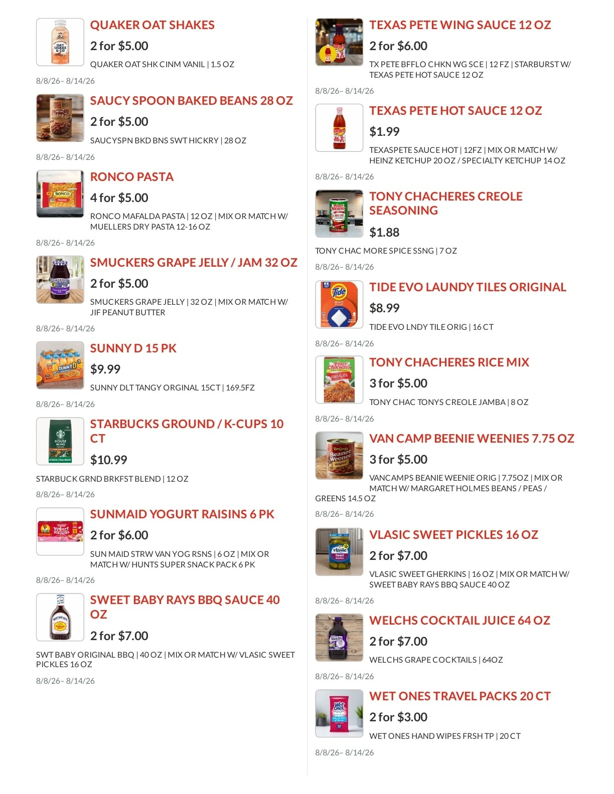 Shoppers Value Foods Macon flyer page 8