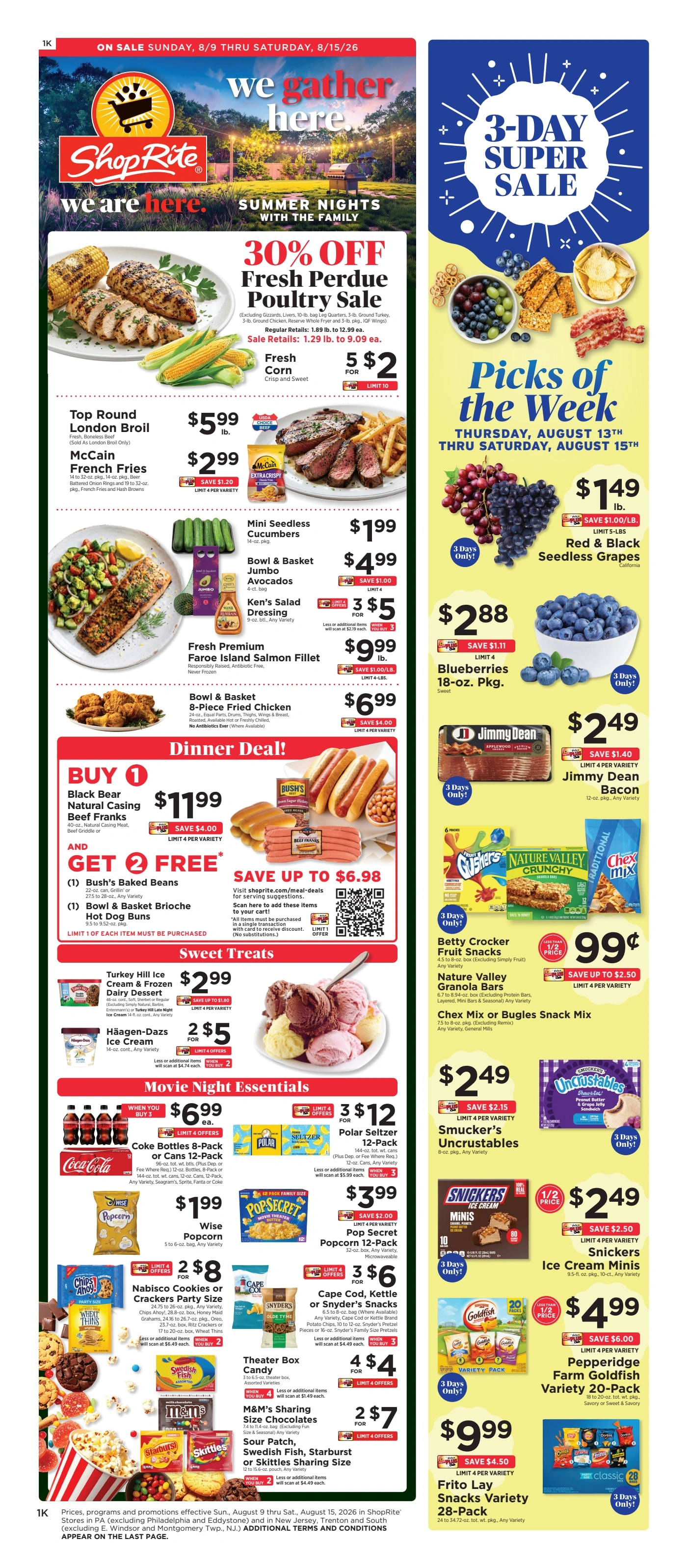 ShopRite flyer page 1