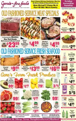 Gene's Fine Foods Weekly Ad