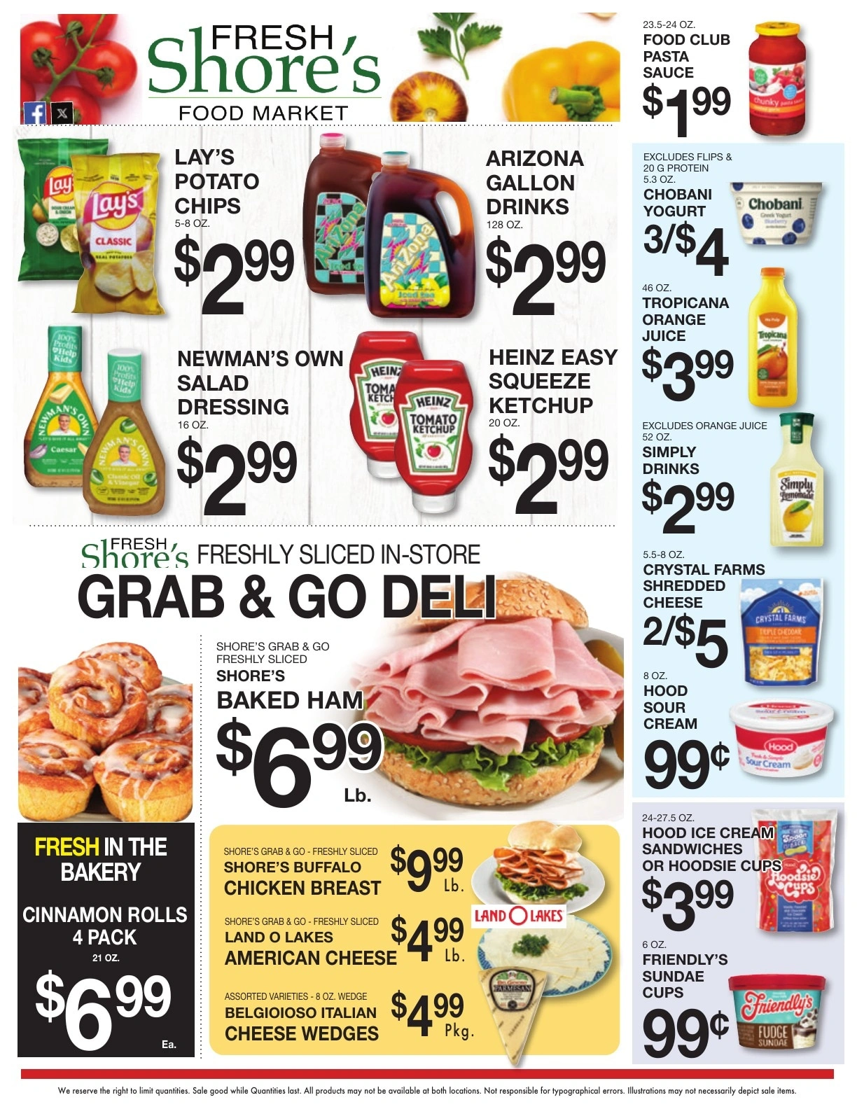 Shore's Market flyer page 2