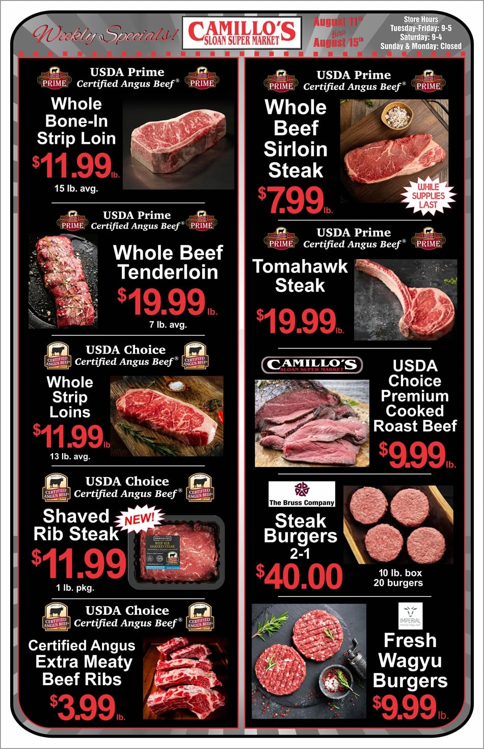Sloan Super Market flyer page 2
