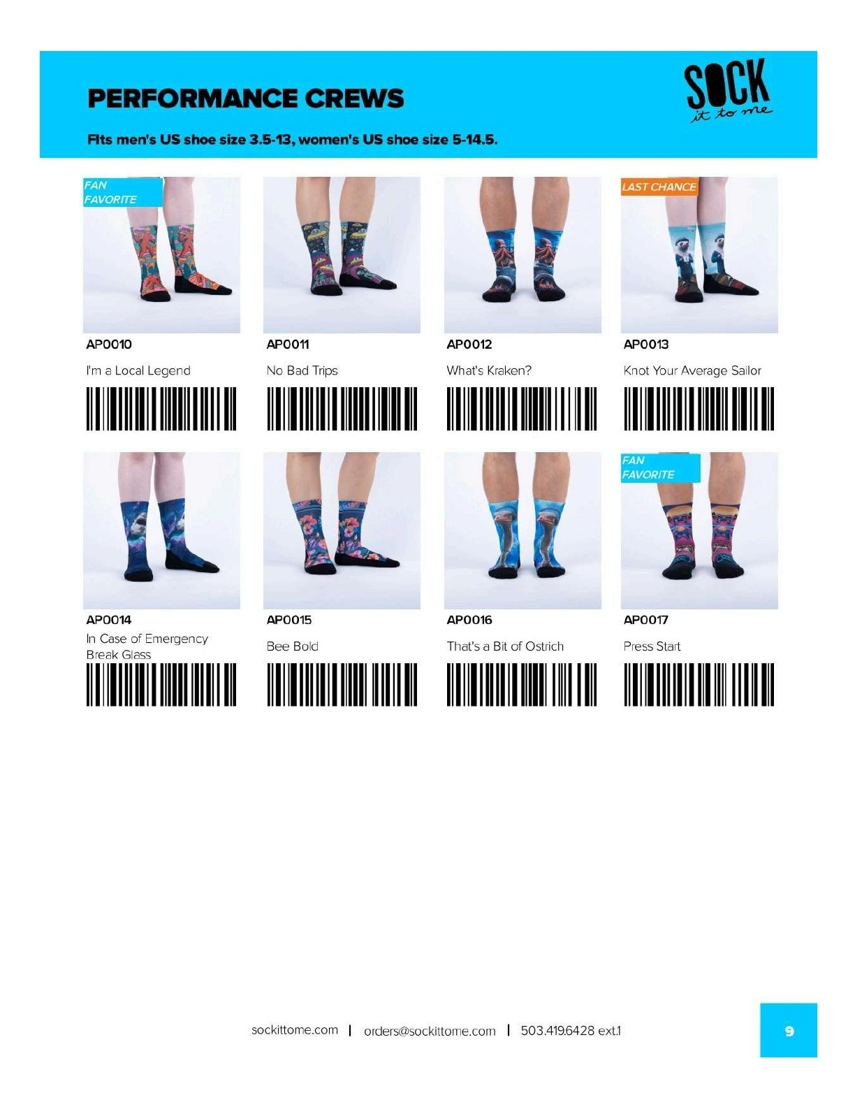 Sock It to Me flyer page 9