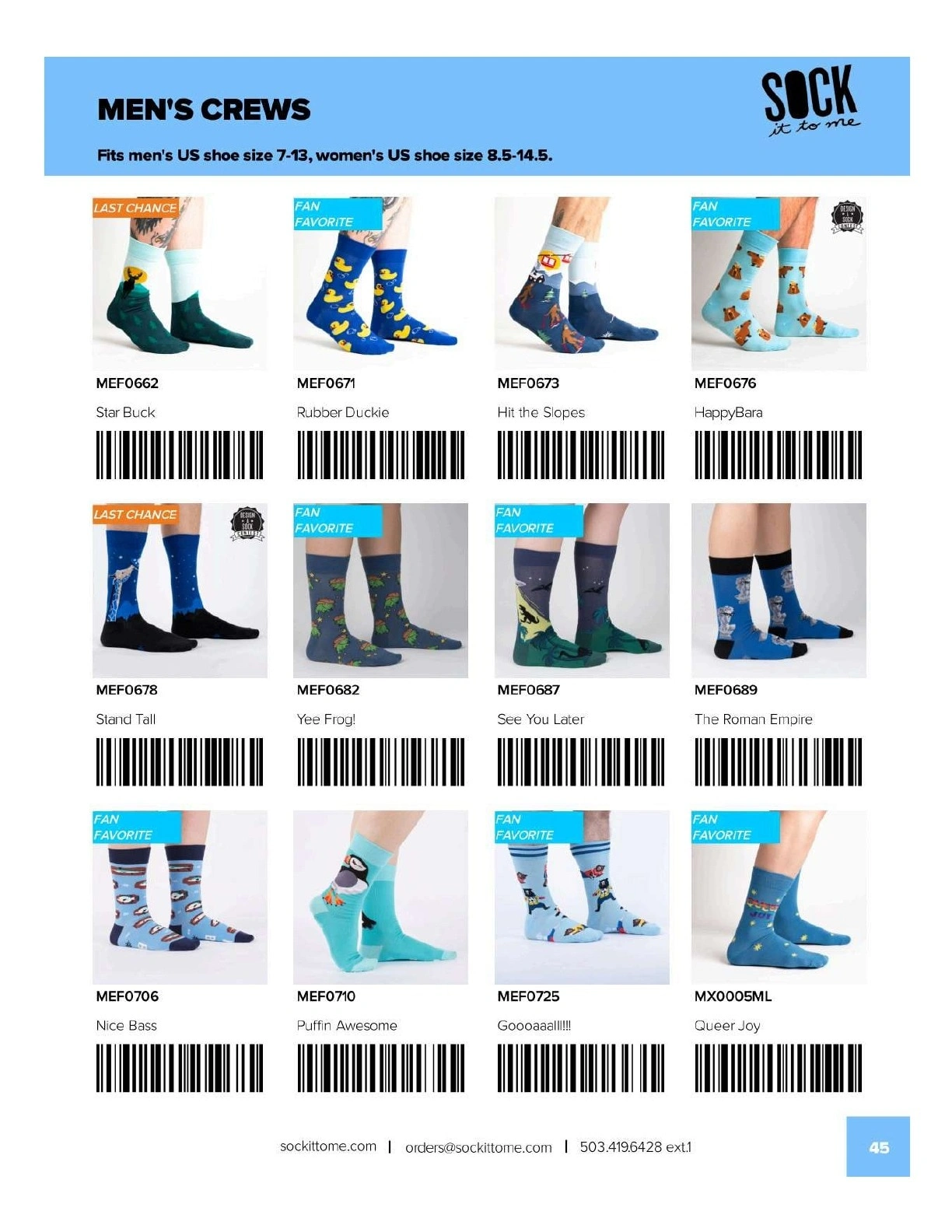 Sock It to Me flyer page 45