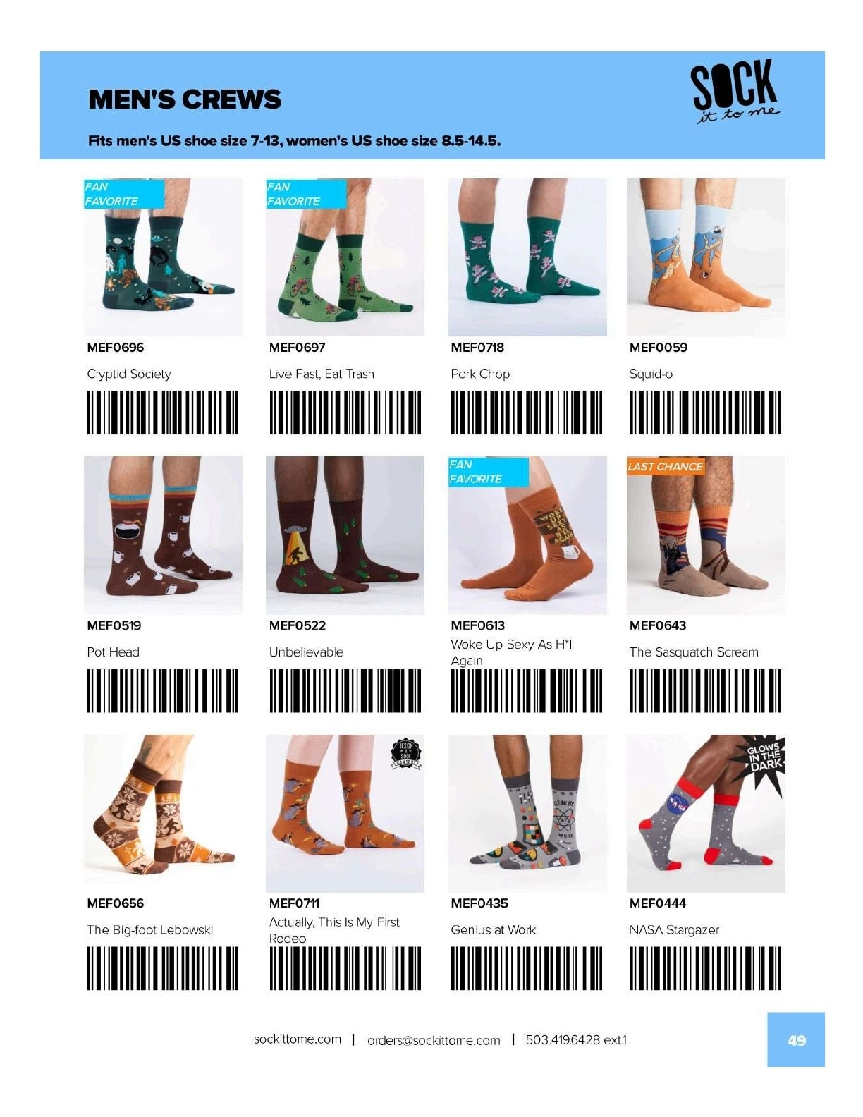 Sock It to Me flyer page 49