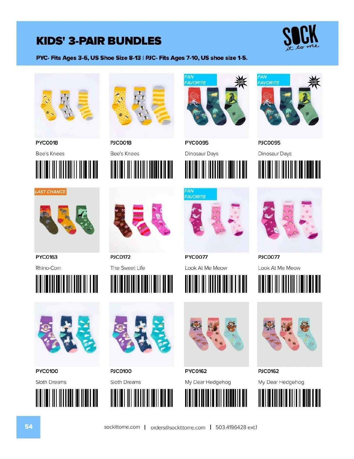 Sock It to Me flyer page 54