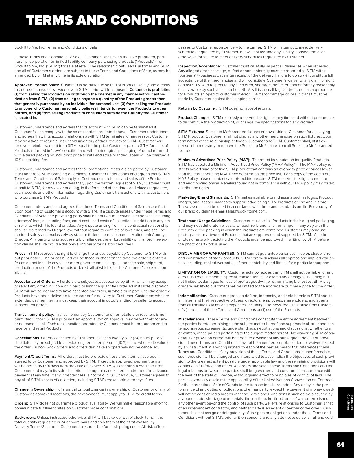 Sock It to Me flyer page 63