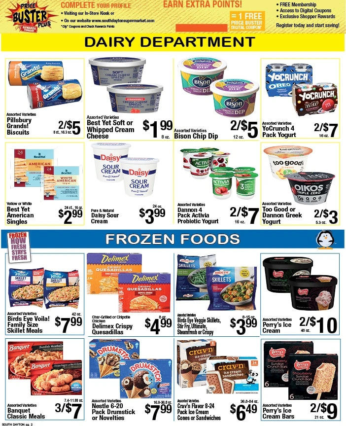 South Dayton Supermarket flyer page 2