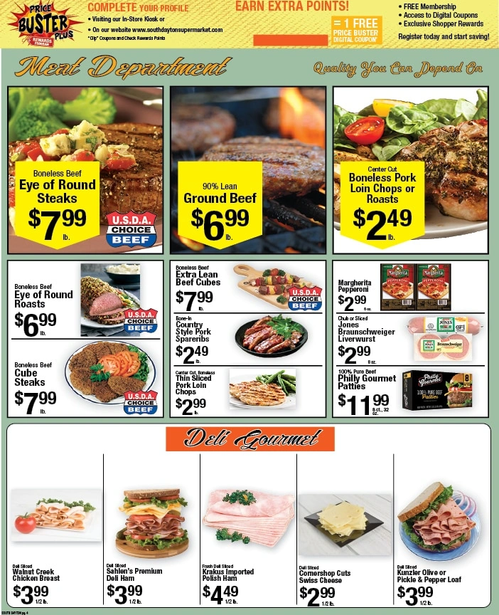 South Dayton Supermarket flyer page 4