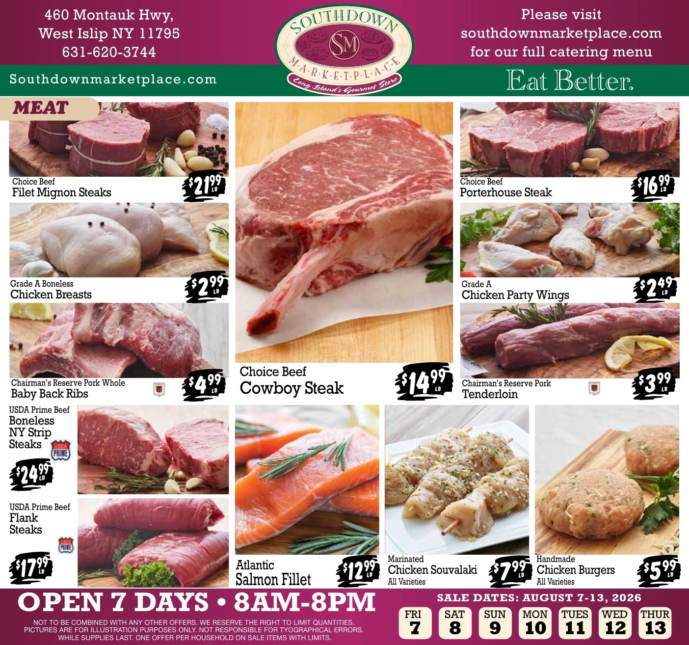 Southdown Marketplace flyer page 1