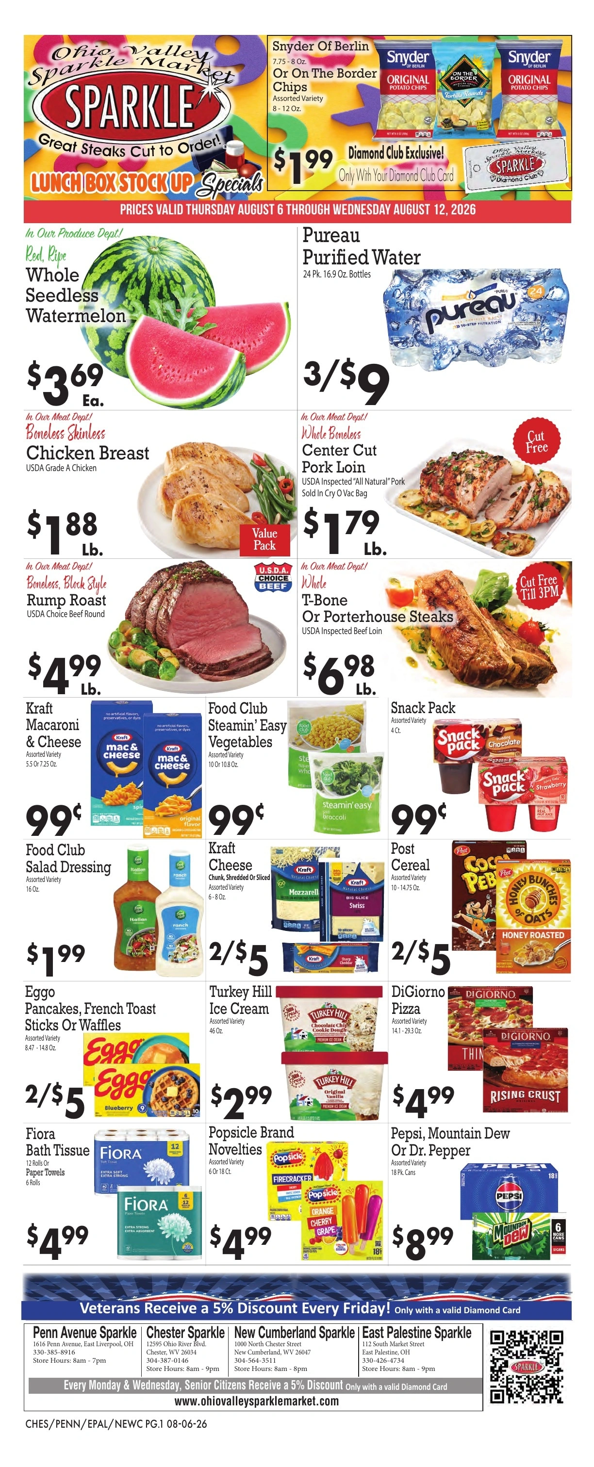 Sparkle Market flyer page 1