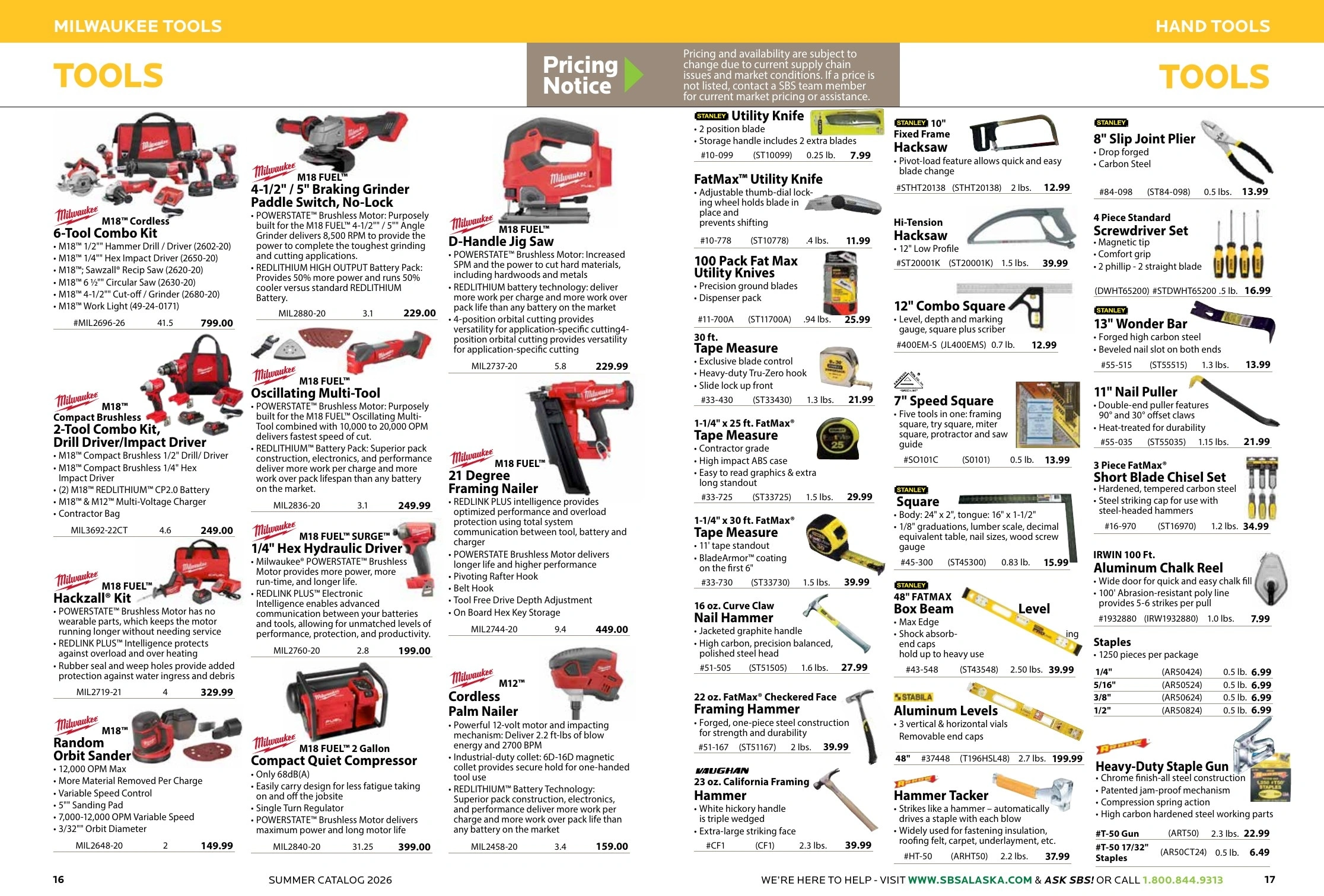 Spenard Builders Supply flyer page 10