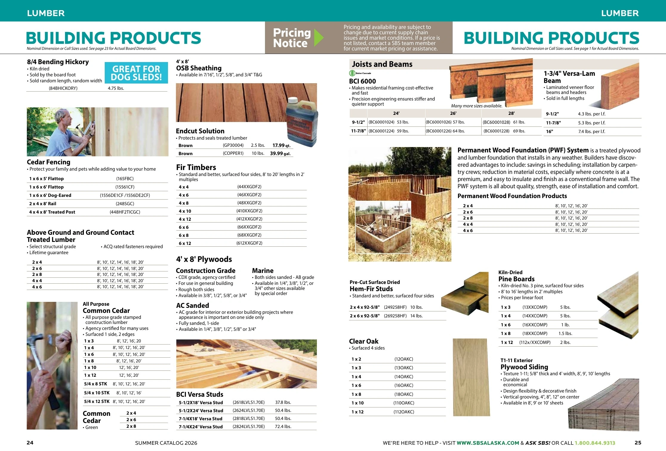 Spenard Builders Supply flyer page 14