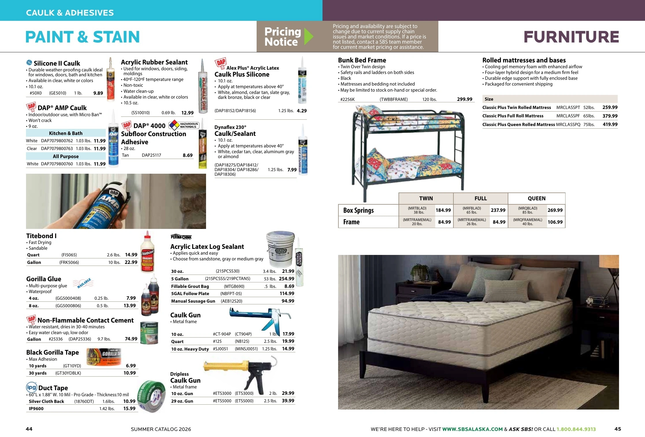 Spenard Builders Supply flyer page 24