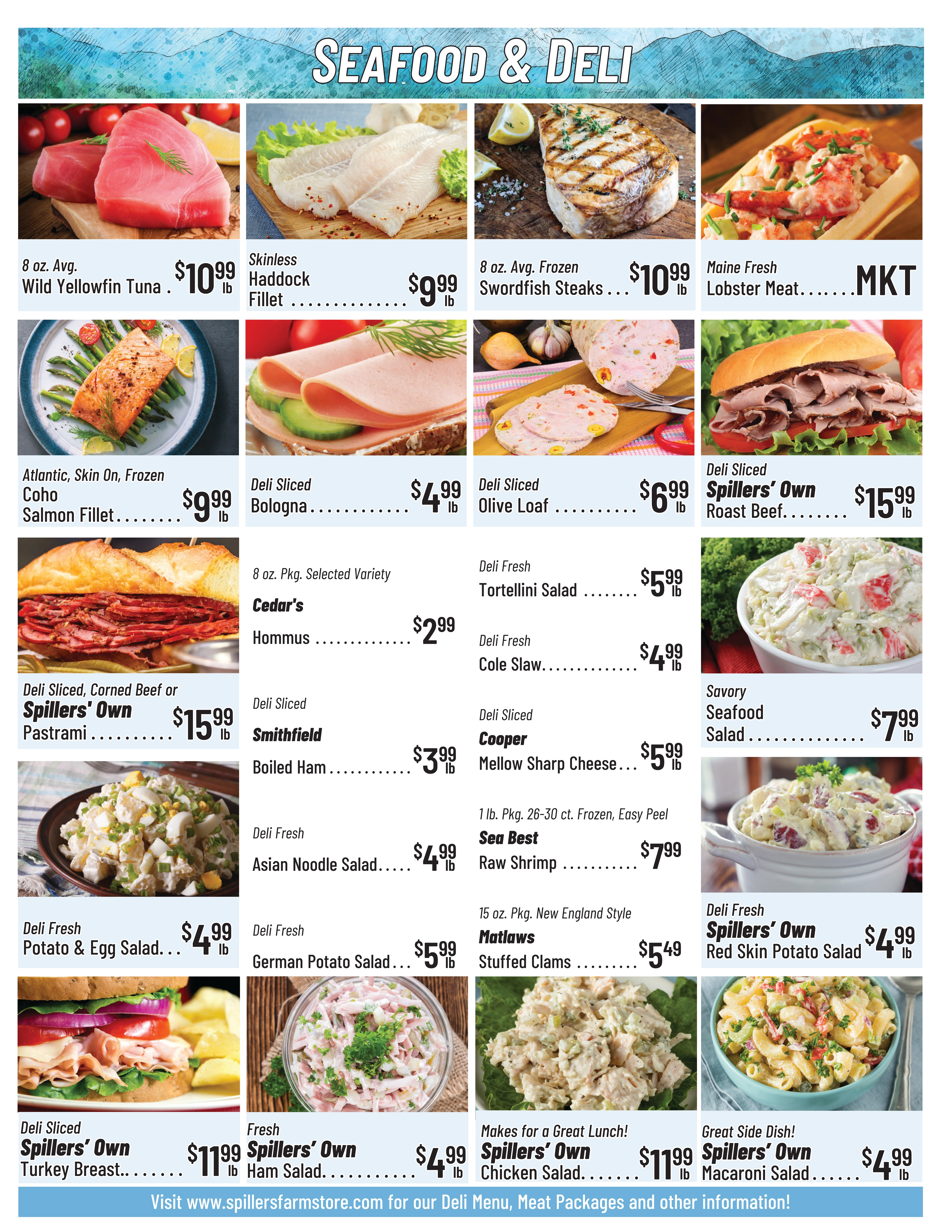 Spillers' Farm Store flyer page 2