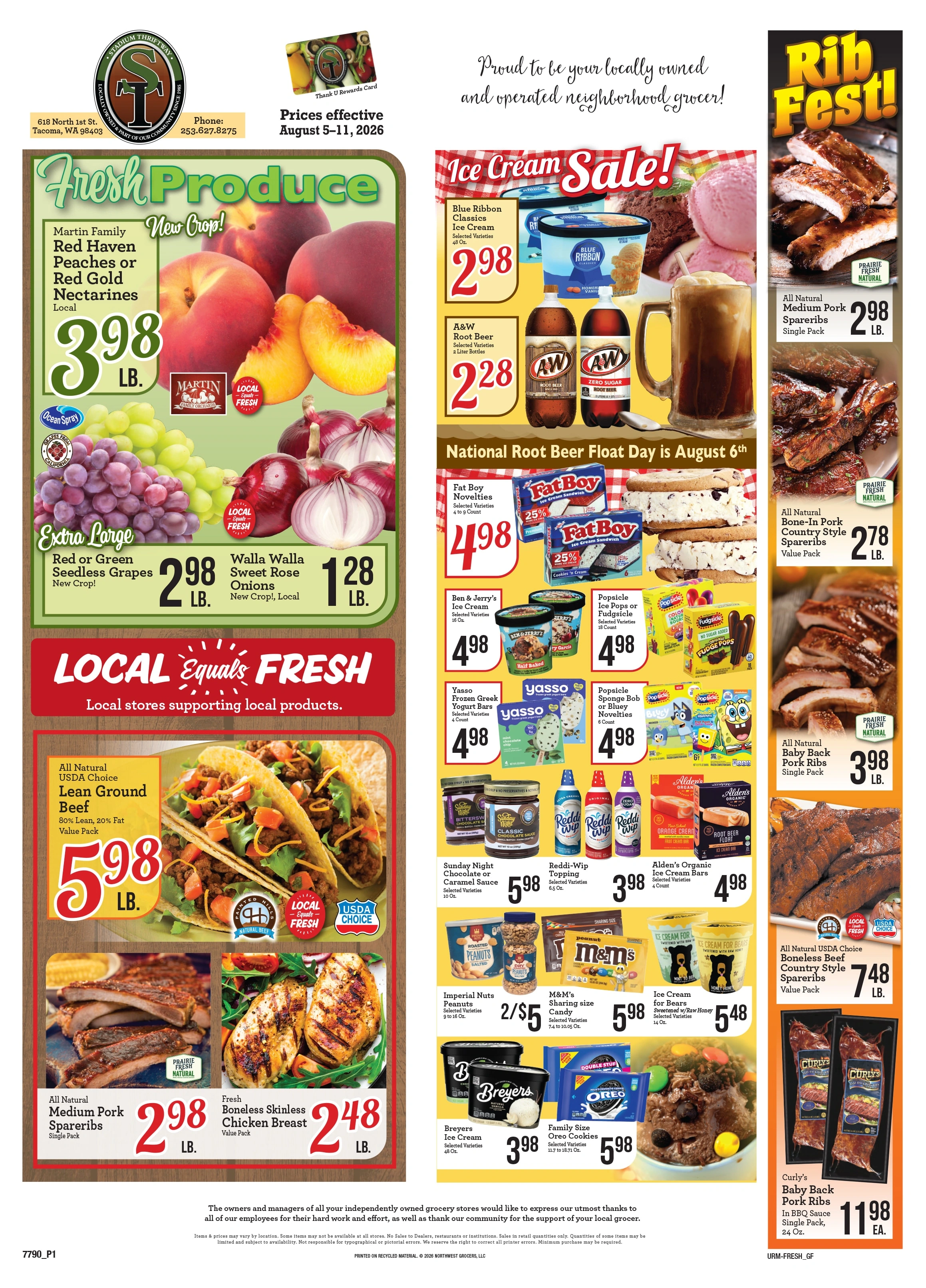 Stadium Thriftway flyer page 1