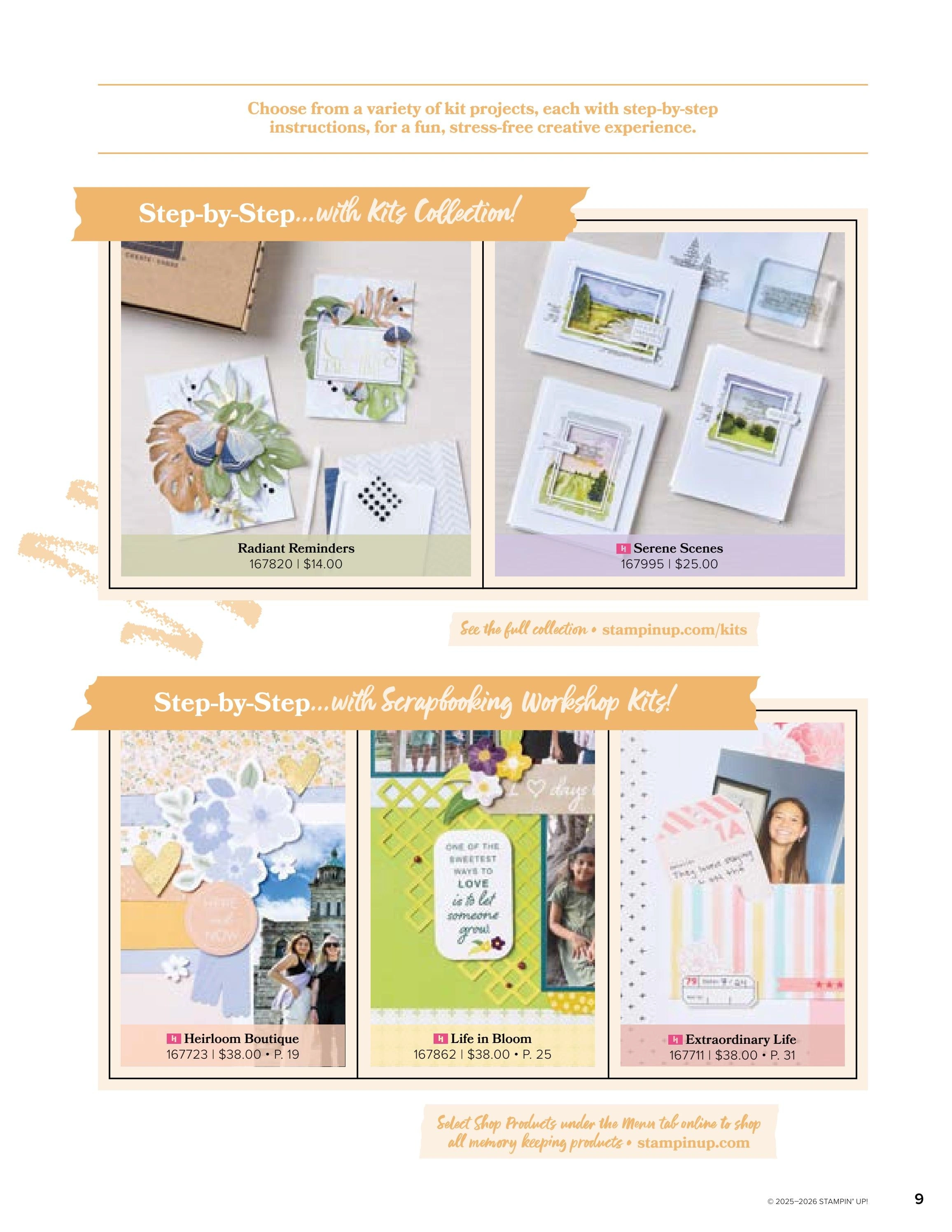 Stampin' Up! flyer page 9