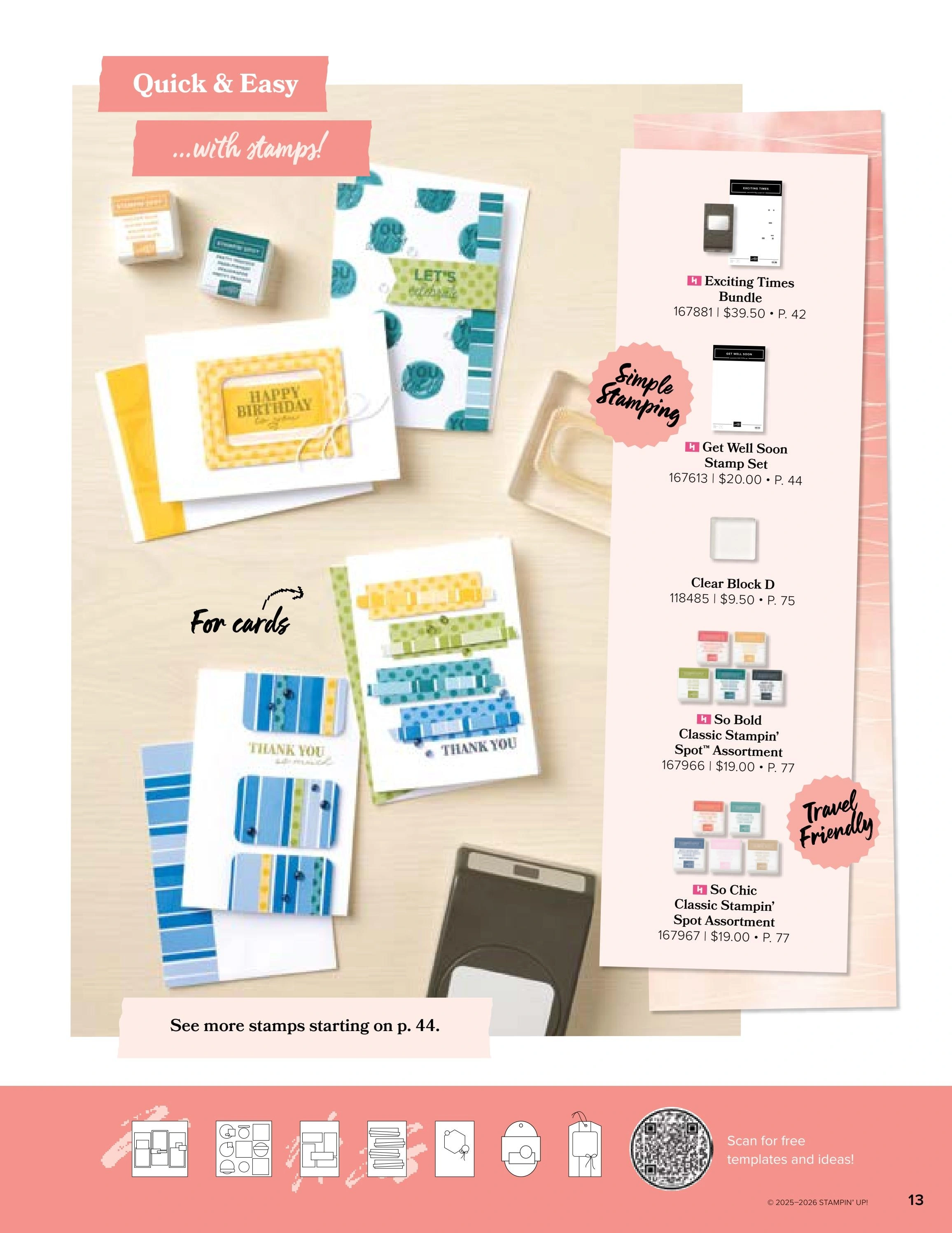 Stampin' Up! flyer page 13
