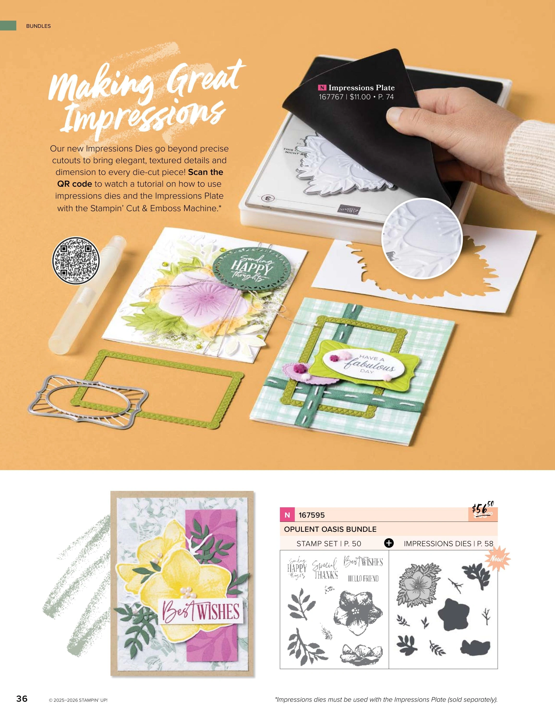 Stampin' Up! flyer page 36