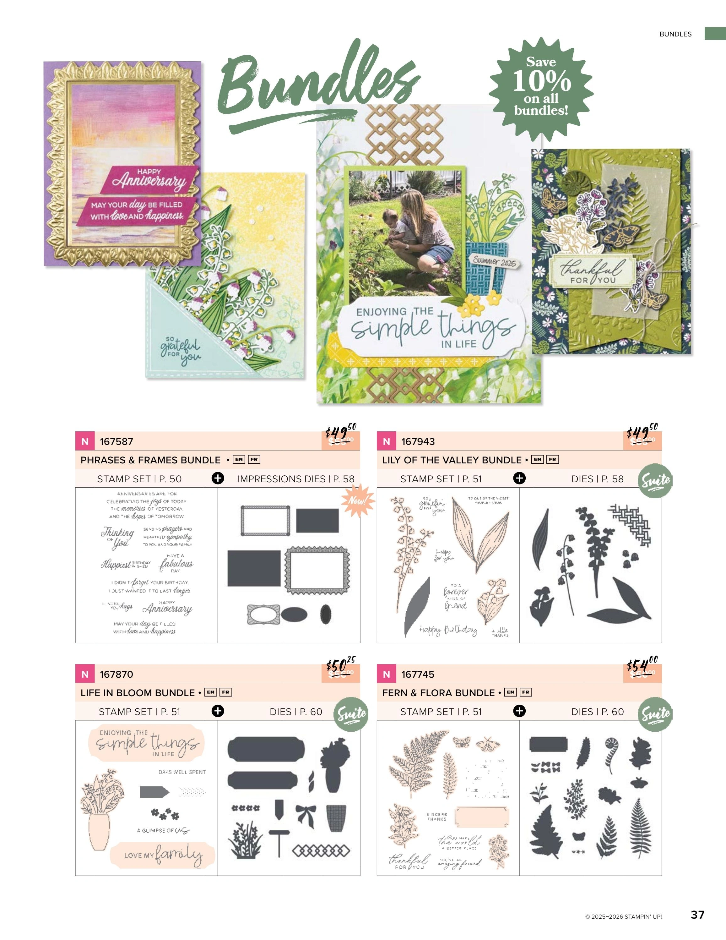 Stampin' Up! flyer page 37