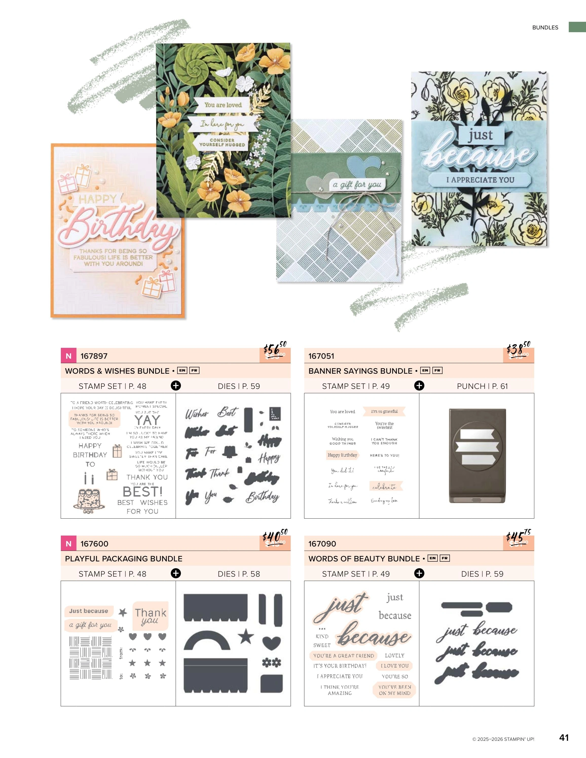 Stampin' Up! flyer page 41
