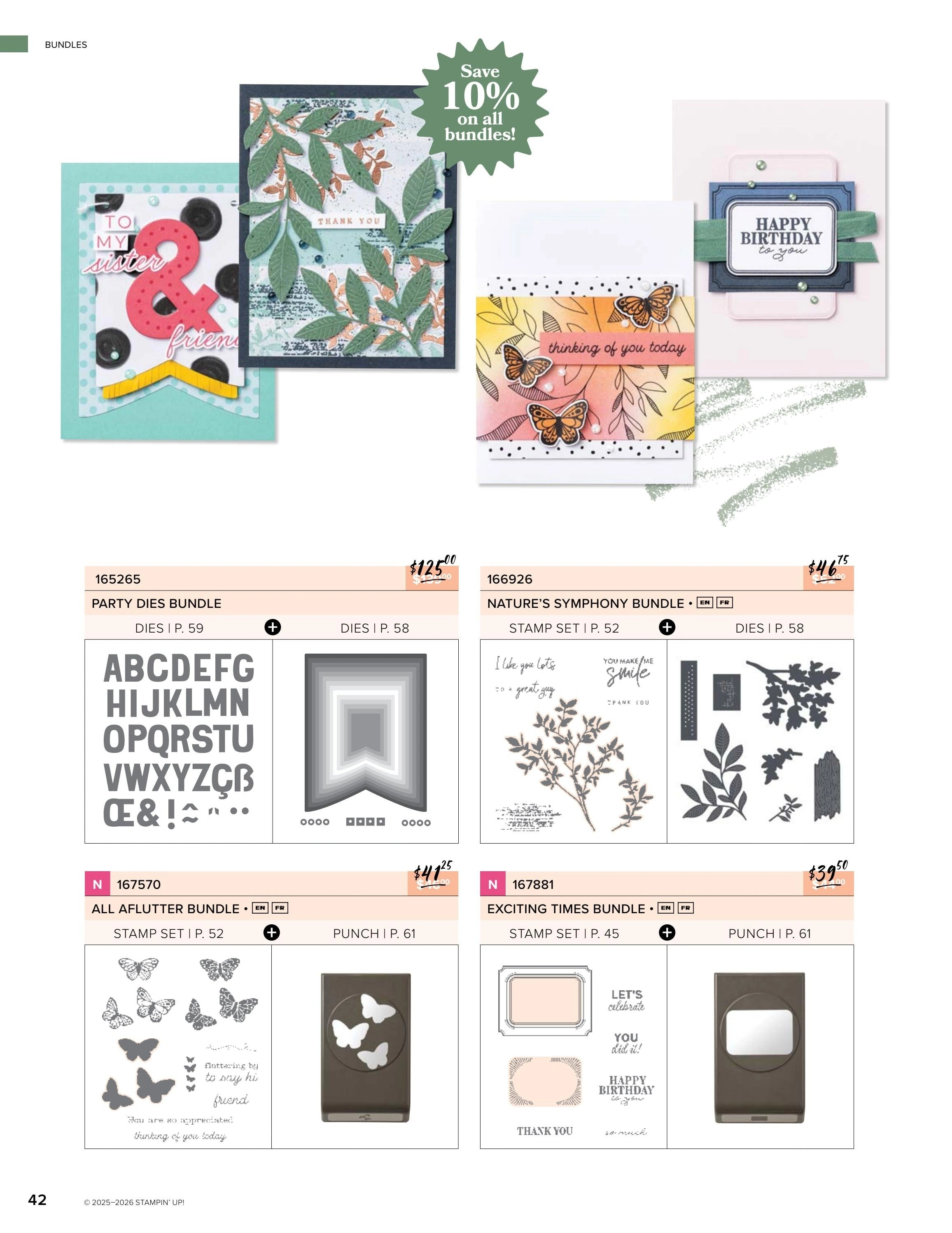 Stampin' Up! flyer page 42