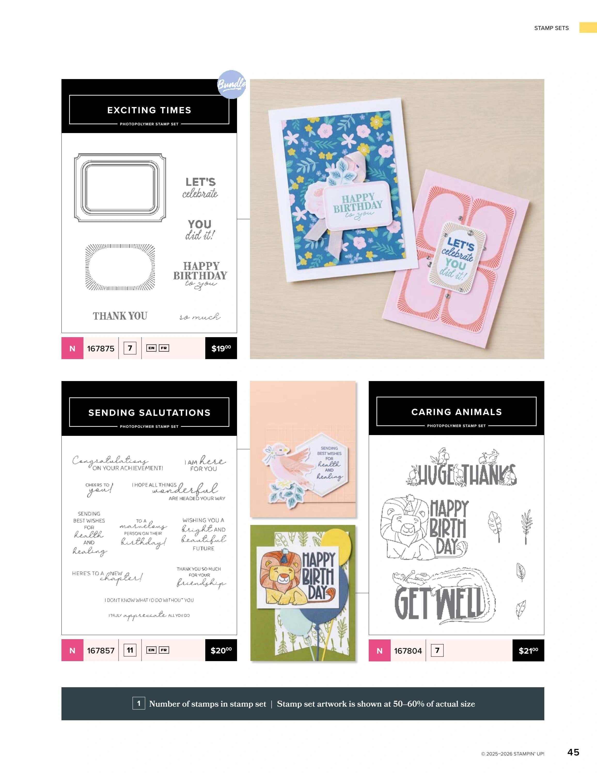 Stampin' Up! flyer page 45
