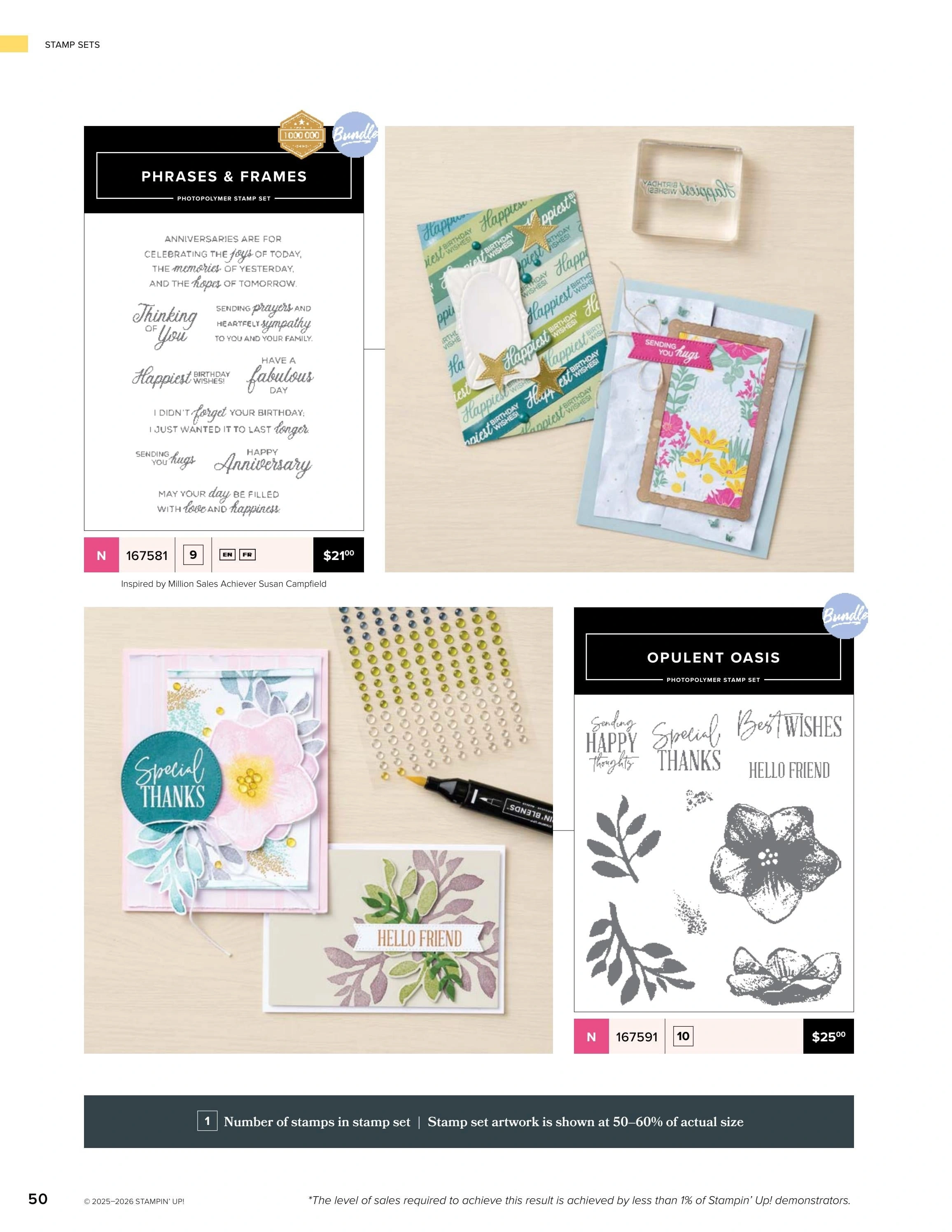 Stampin' Up! flyer page 50