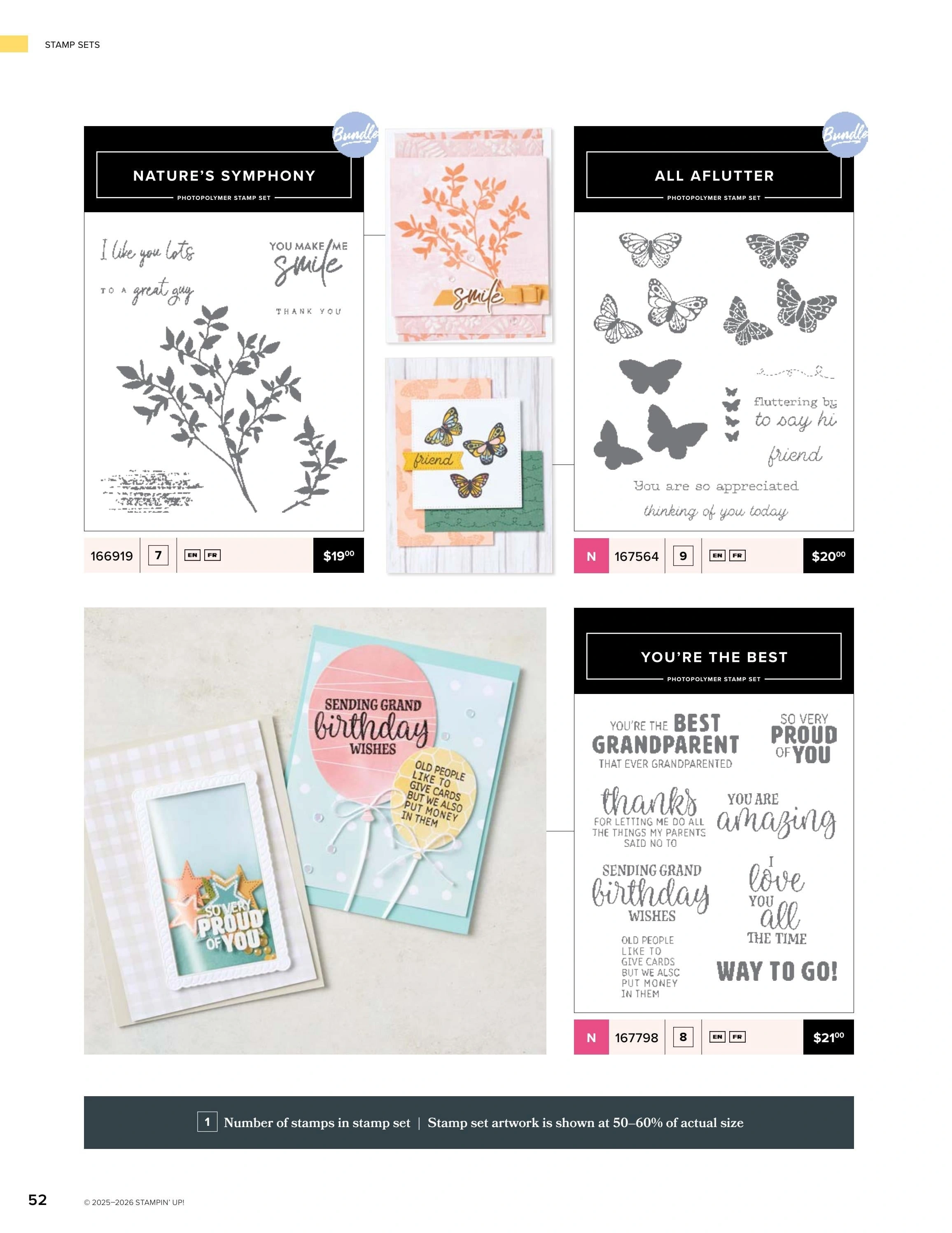 Stampin' Up! flyer page 52
