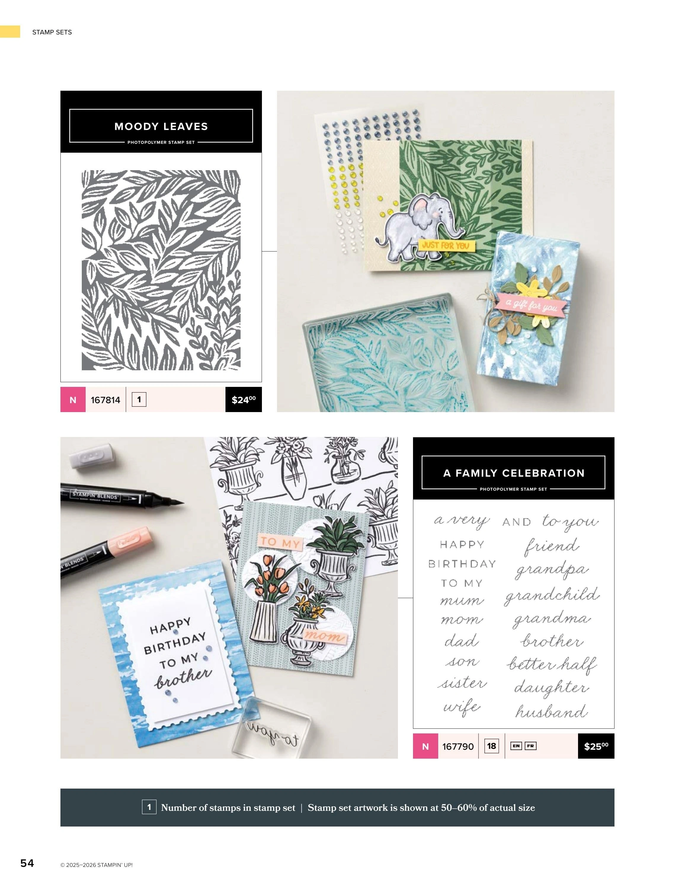 Stampin' Up! flyer page 54