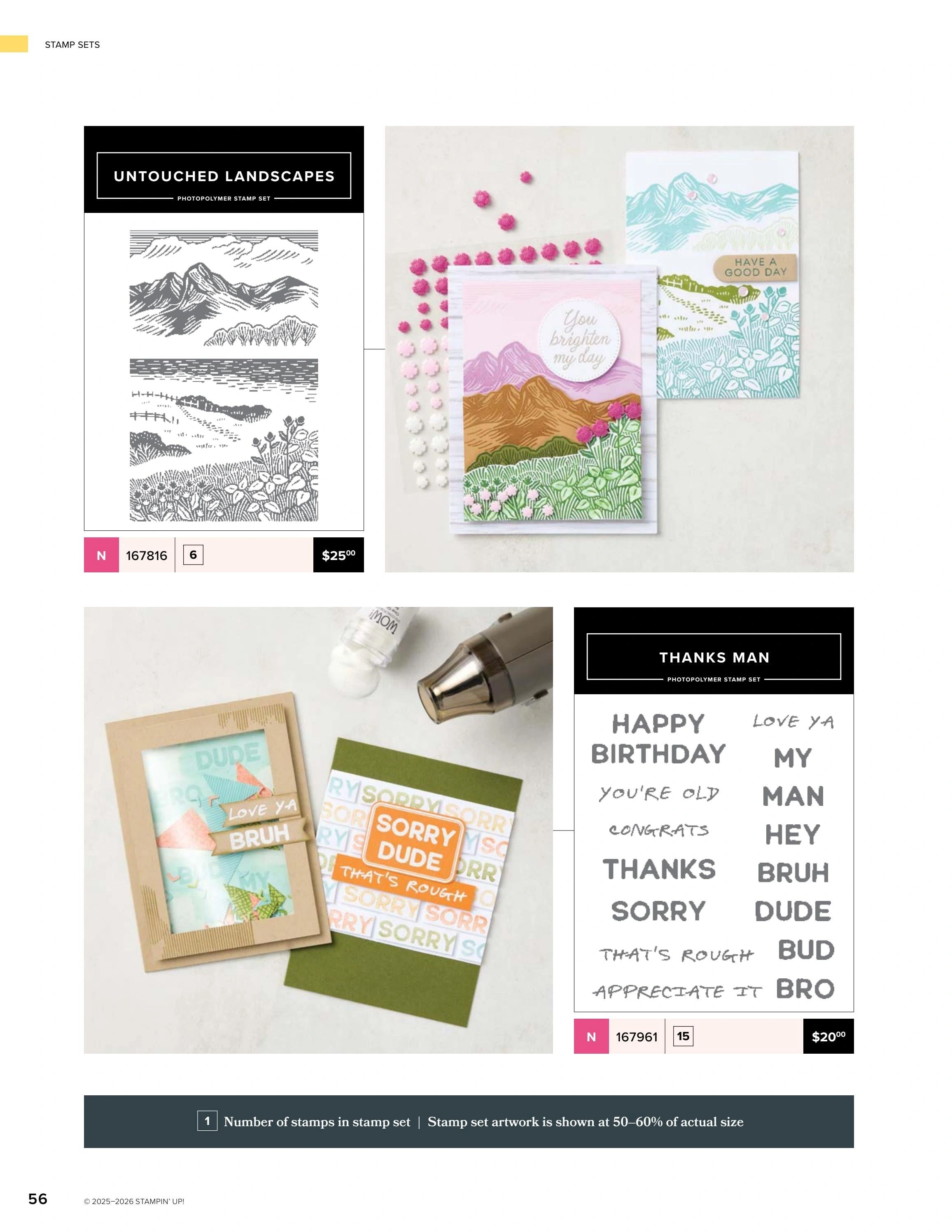 Stampin' Up! flyer page 56
