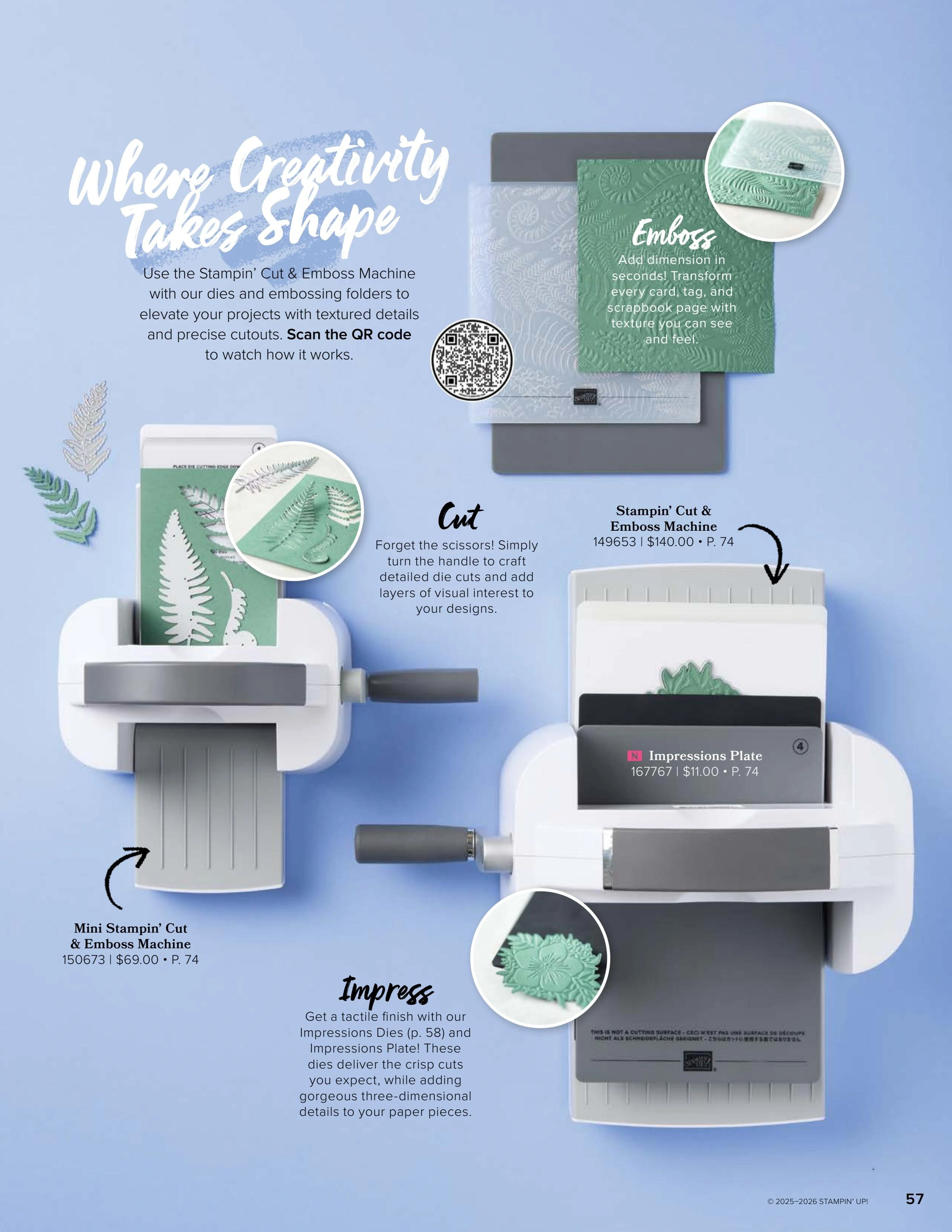 Stampin' Up! flyer page 57