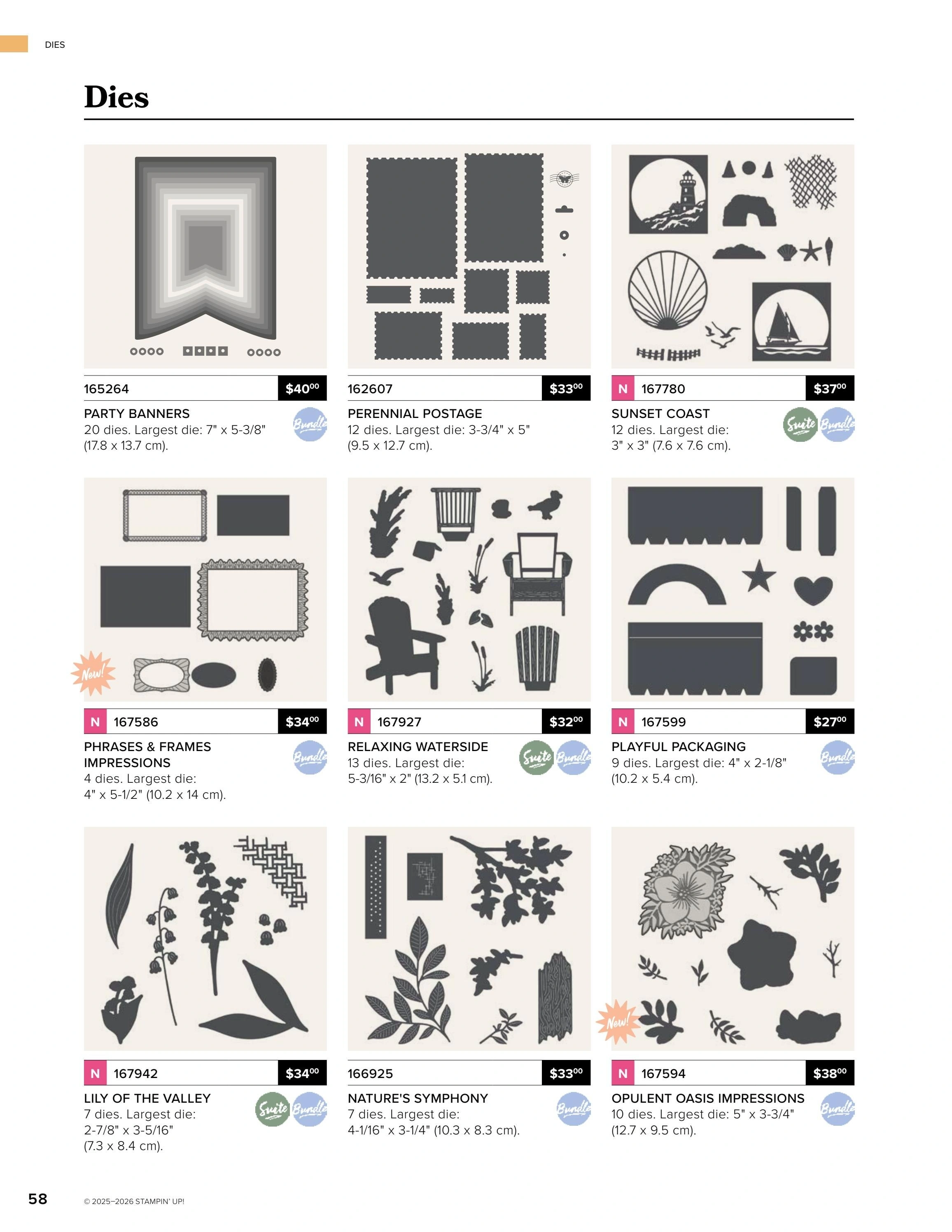 Stampin' Up! flyer page 58