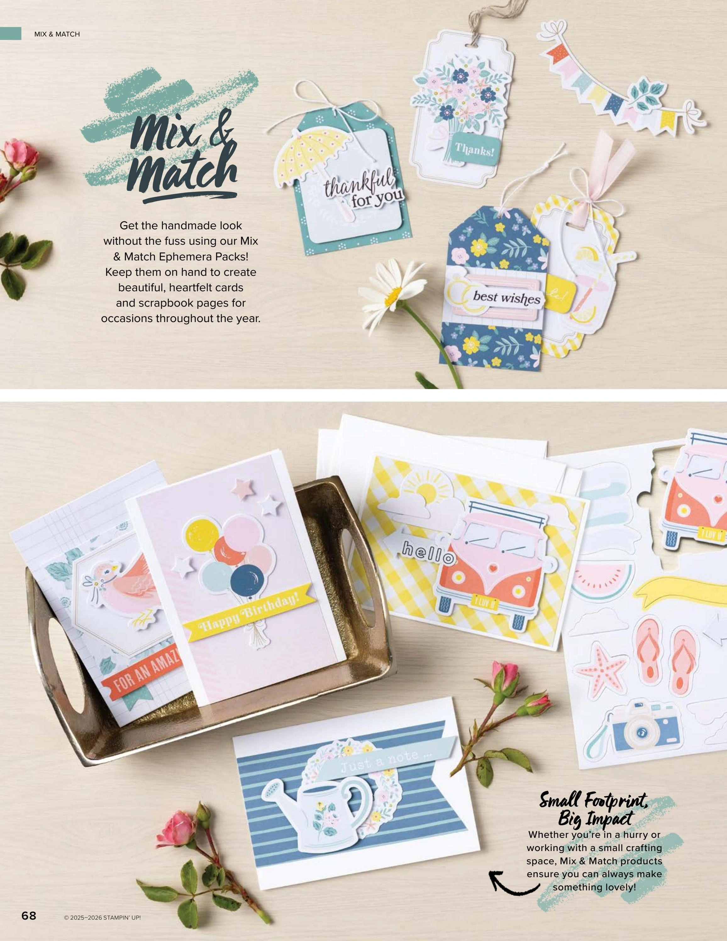 Stampin' Up! flyer page 68