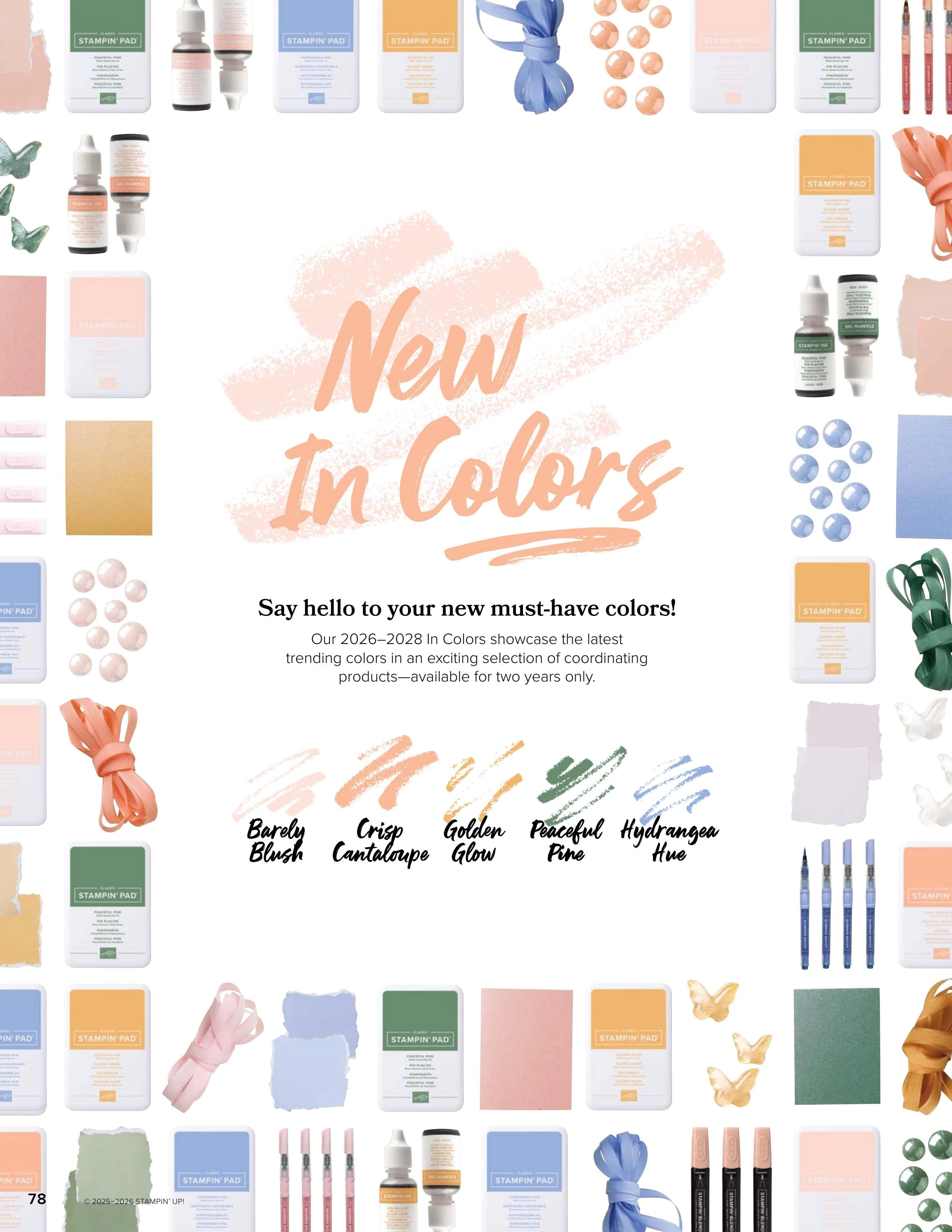 Stampin' Up! flyer page 78