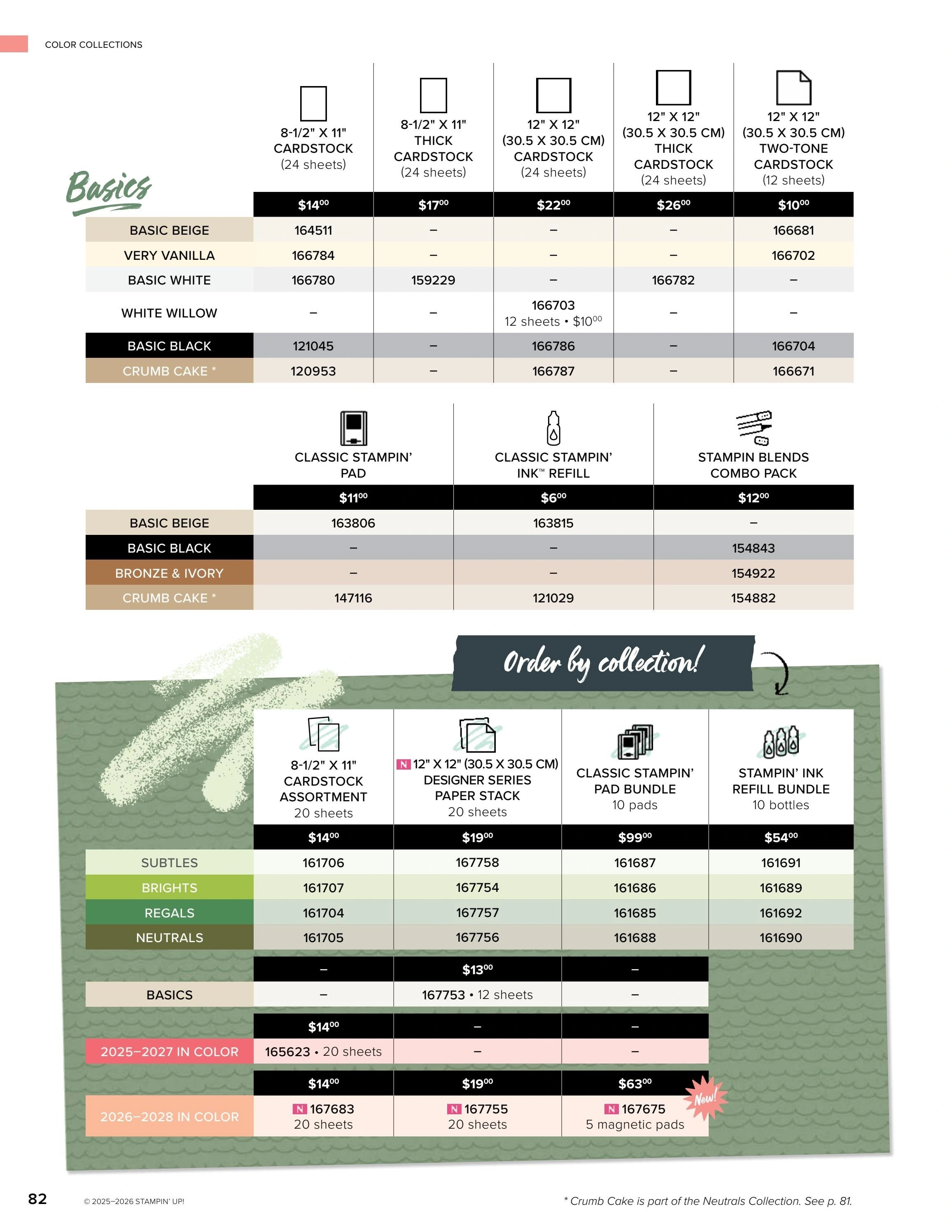 Stampin' Up! flyer page 82