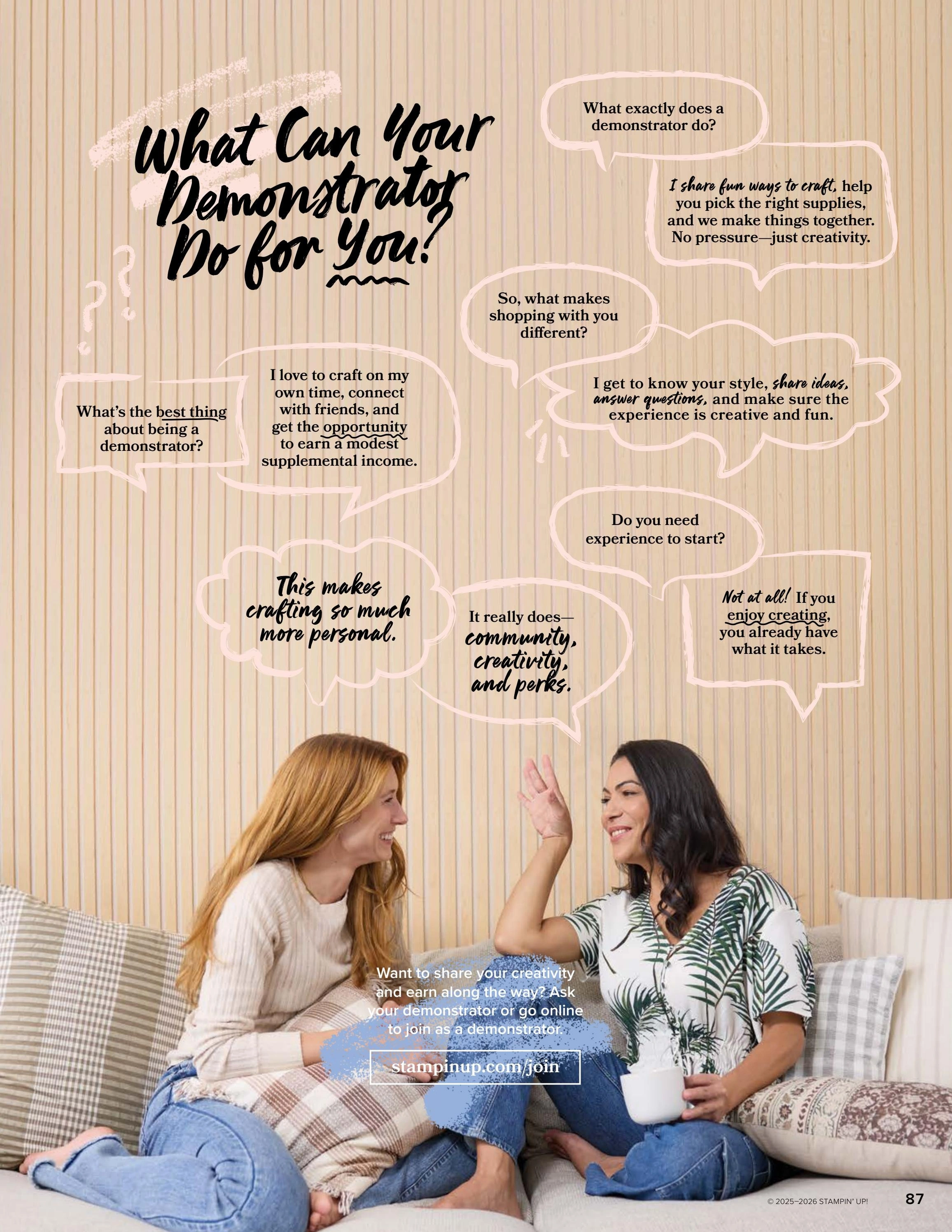 Stampin' Up! flyer page 87