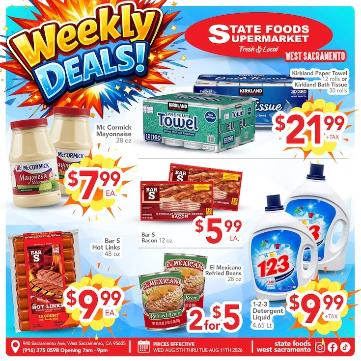 State Foods Supermarket flyer page 1
