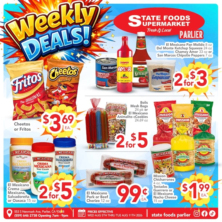 State Foods Supermarket flyer page 1