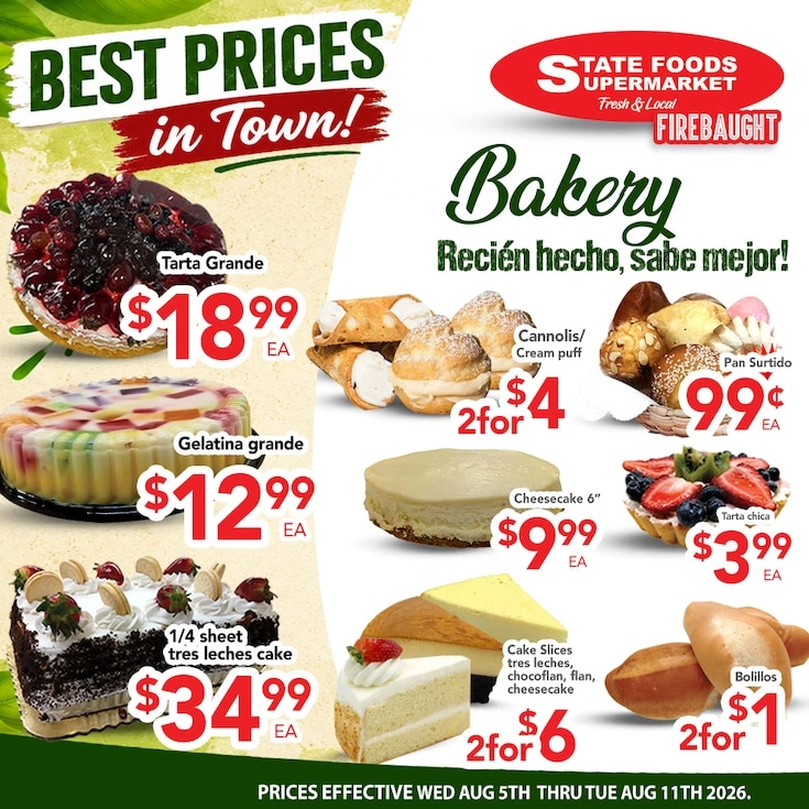 State Foods Supermarket flyer page 1