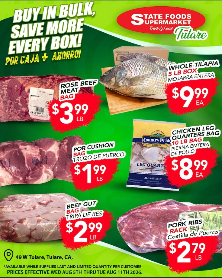 State Foods Supermarket flyer page 1