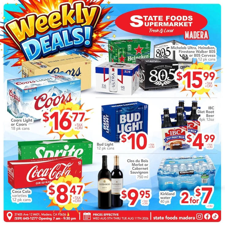 State Foods Supermarket flyer page 1