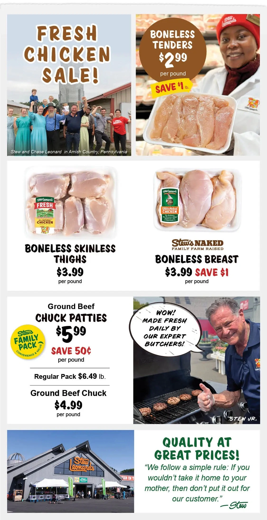 Stew Leonard's flyer page 1