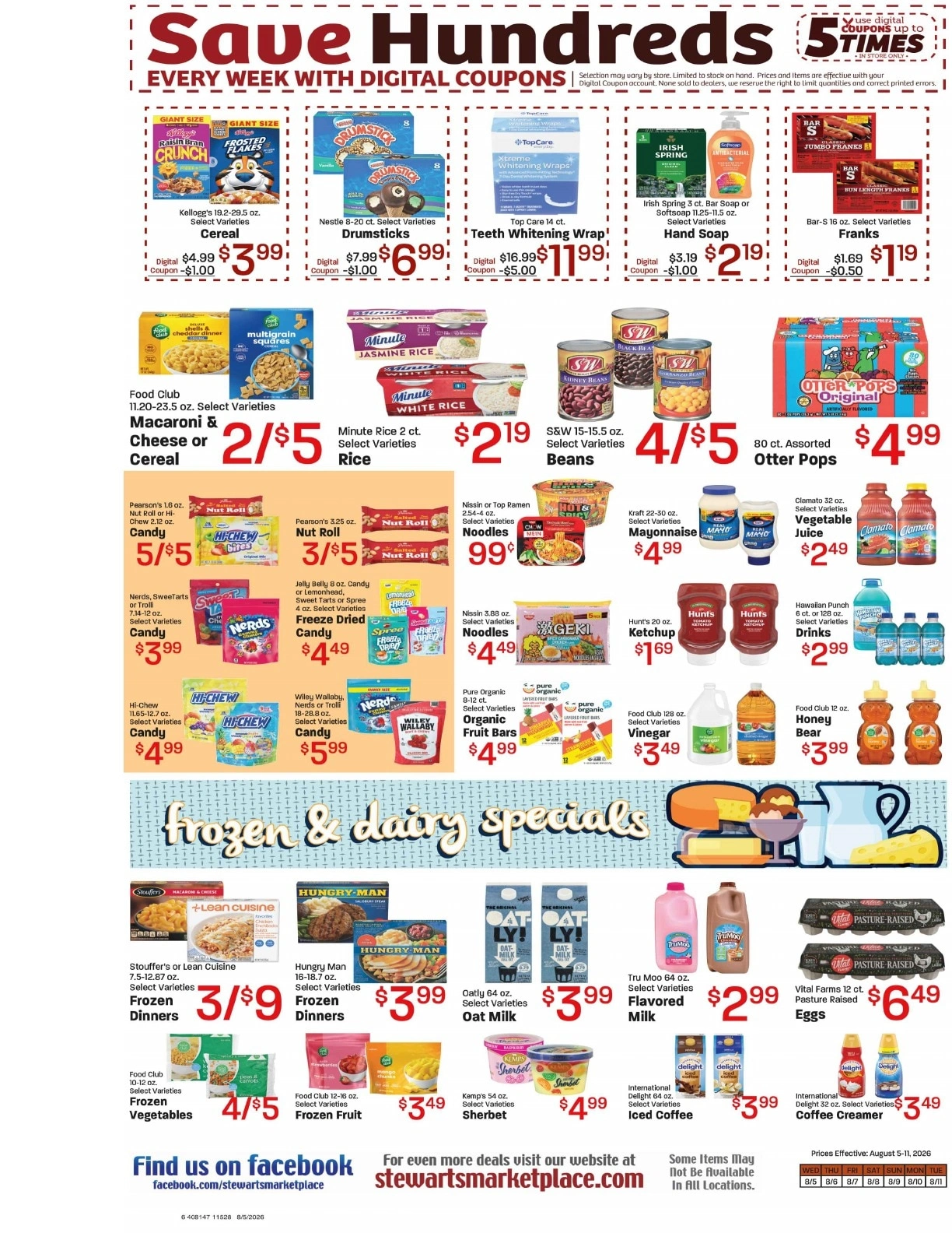 Stewart's Marketplace flyer page 6
