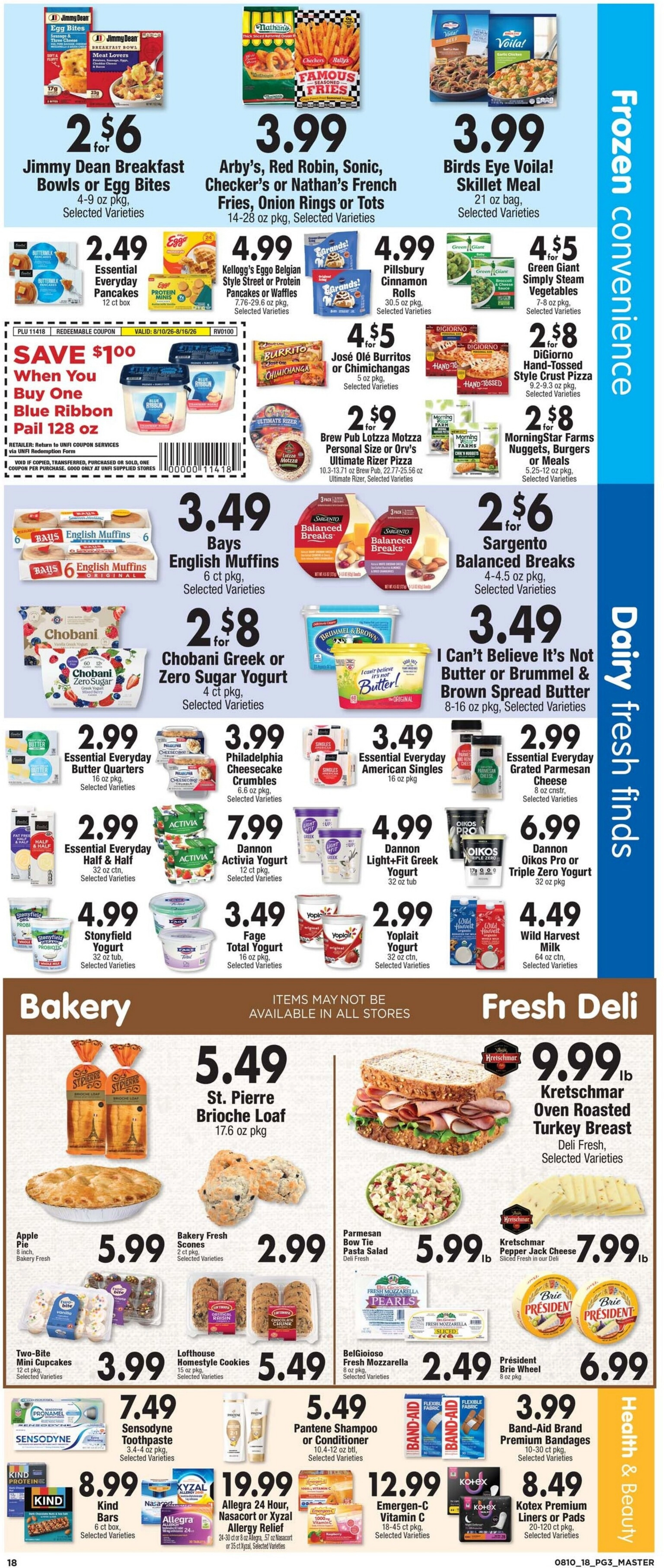Stodola's IGA flyer page 3