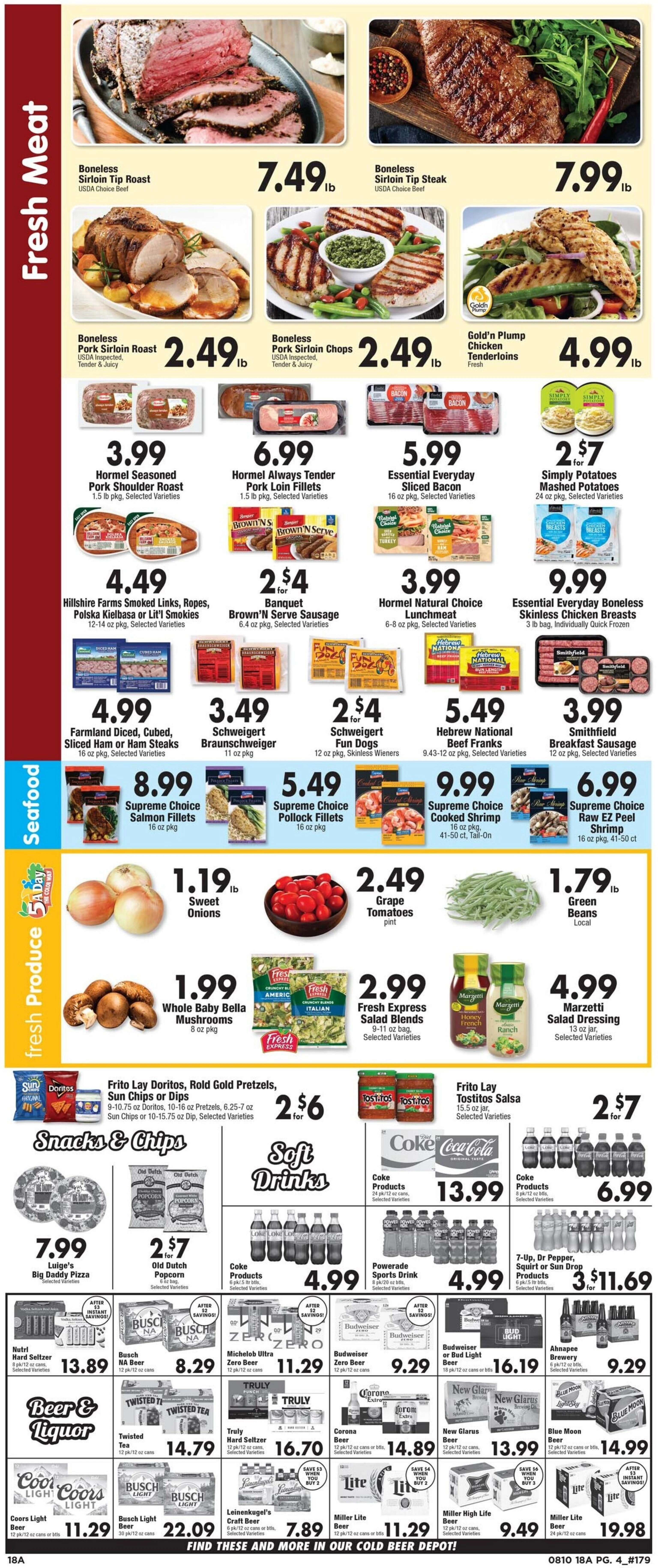 Stodola's IGA flyer page 4