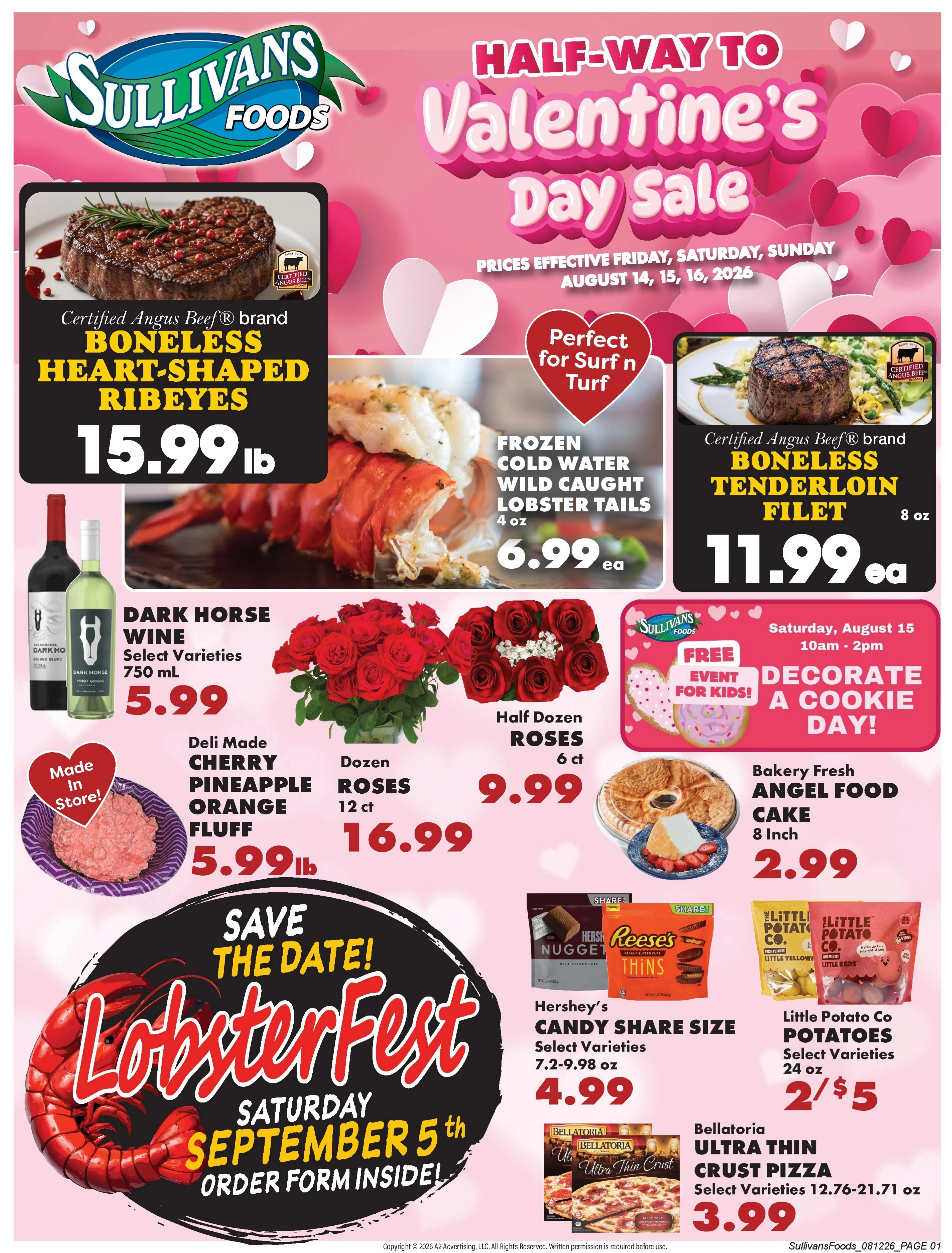 Sullivan's Foods flyer page 1