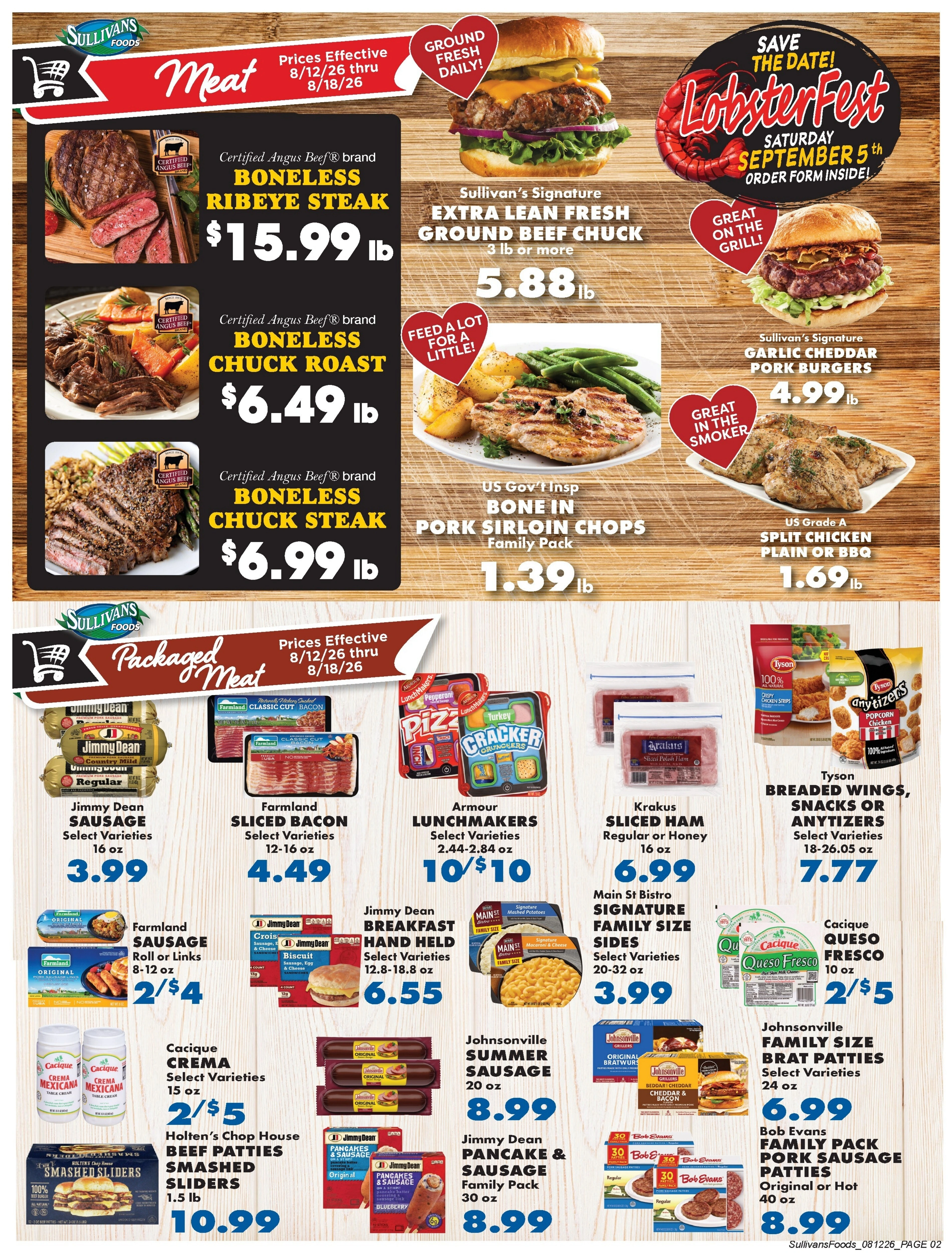 Sullivan's Foods flyer page 2